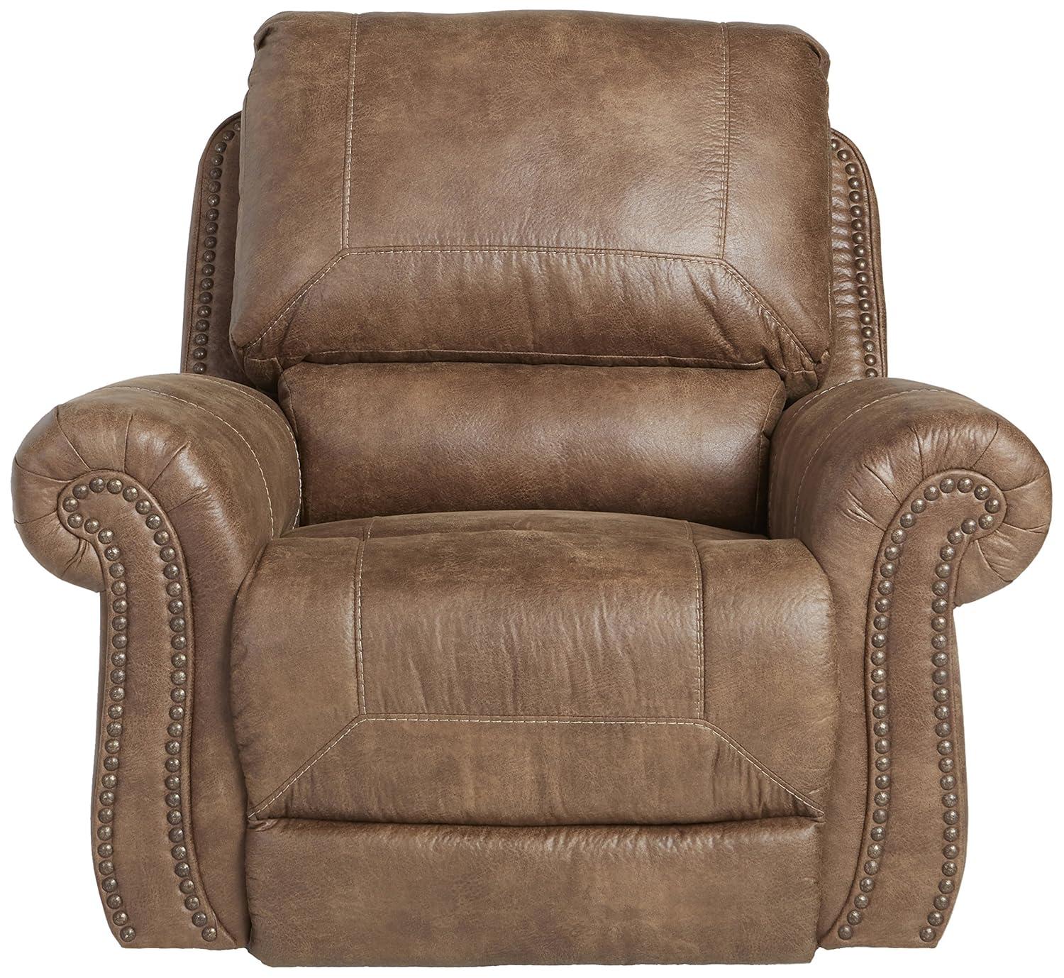 Larkinhurst Rocker Power Recliner Earth: Oversized Chair, Gentle Motion - Signature Design by Ashley
