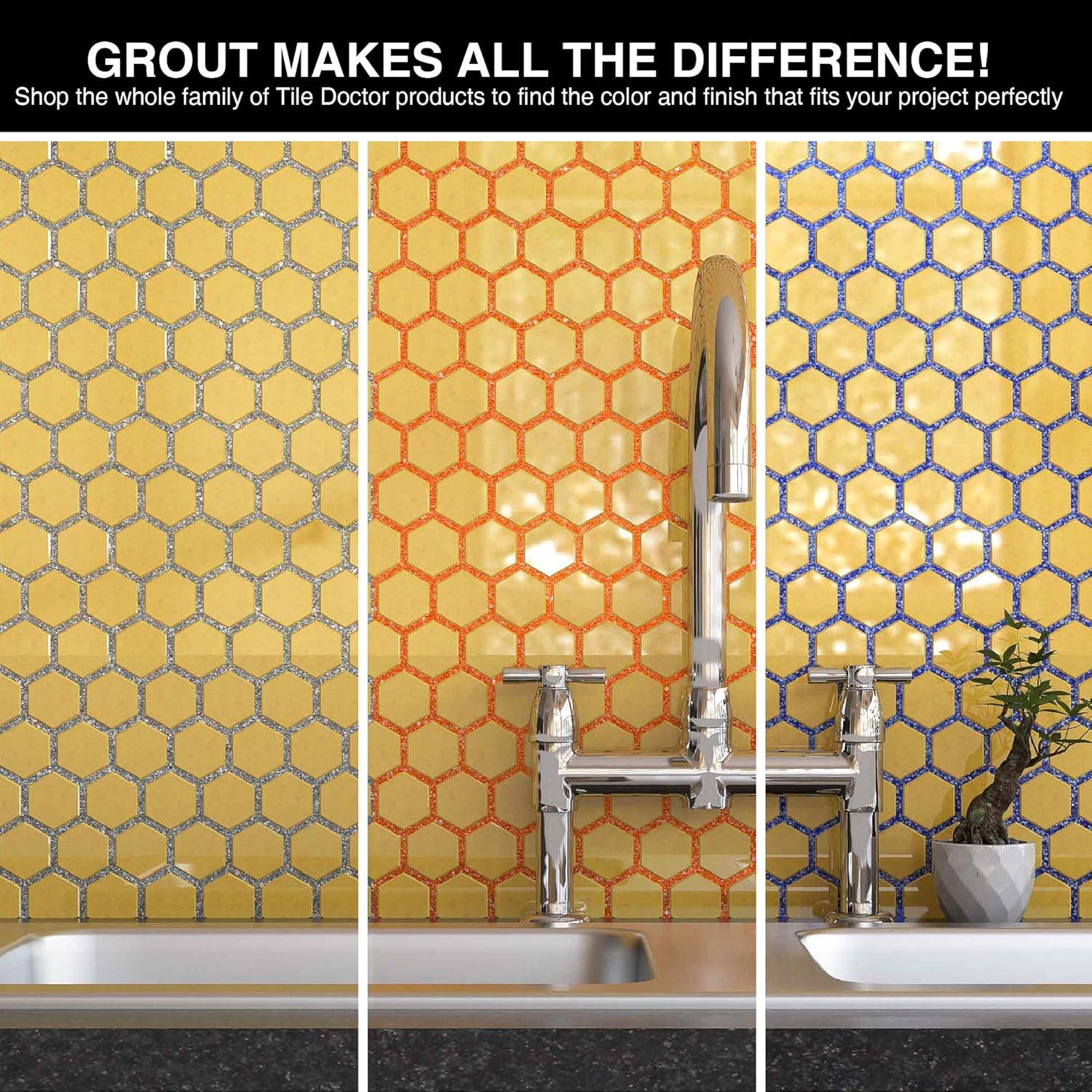 White Pearl 75 grams (1-Pack) Glass Grout Jewel and Starlike Crystal EVO 700 5.5 lb Grout Combo