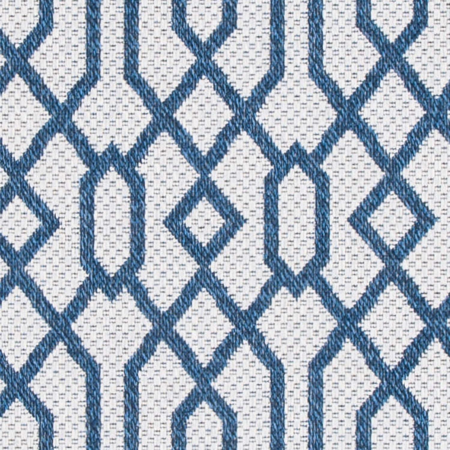 Augustine AGT421 Power Loomed Area Rug - Navy/Light Grey - 8'x10' - Safavieh.
