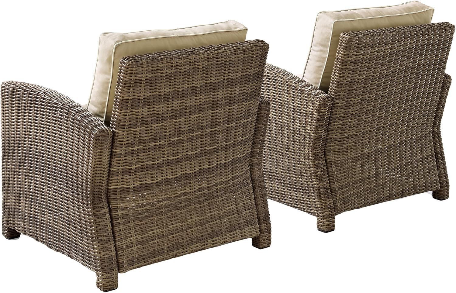 Bradenton 2pc Outdoor Wicker Armchair Set - Crosley