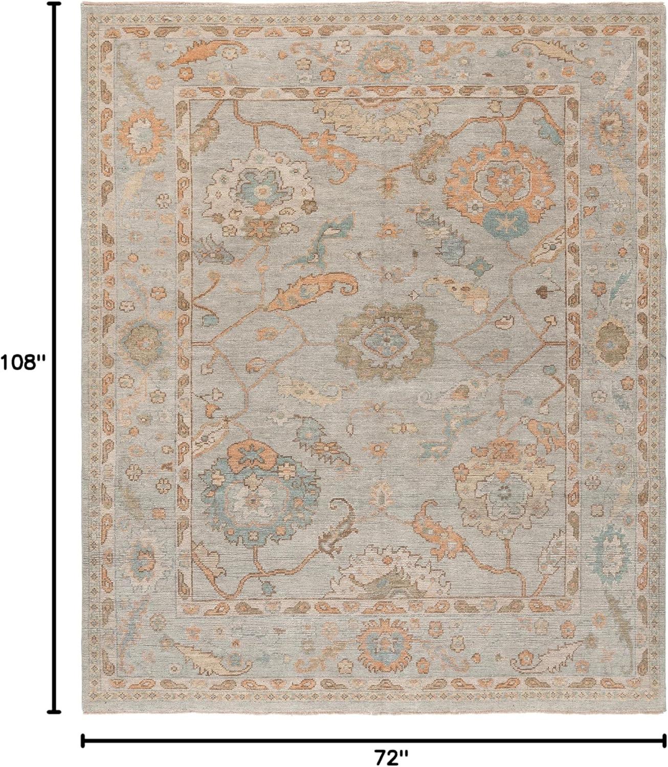 Izmir Hand Knotted 70% Wool, 30% Viscose Oriental Rug