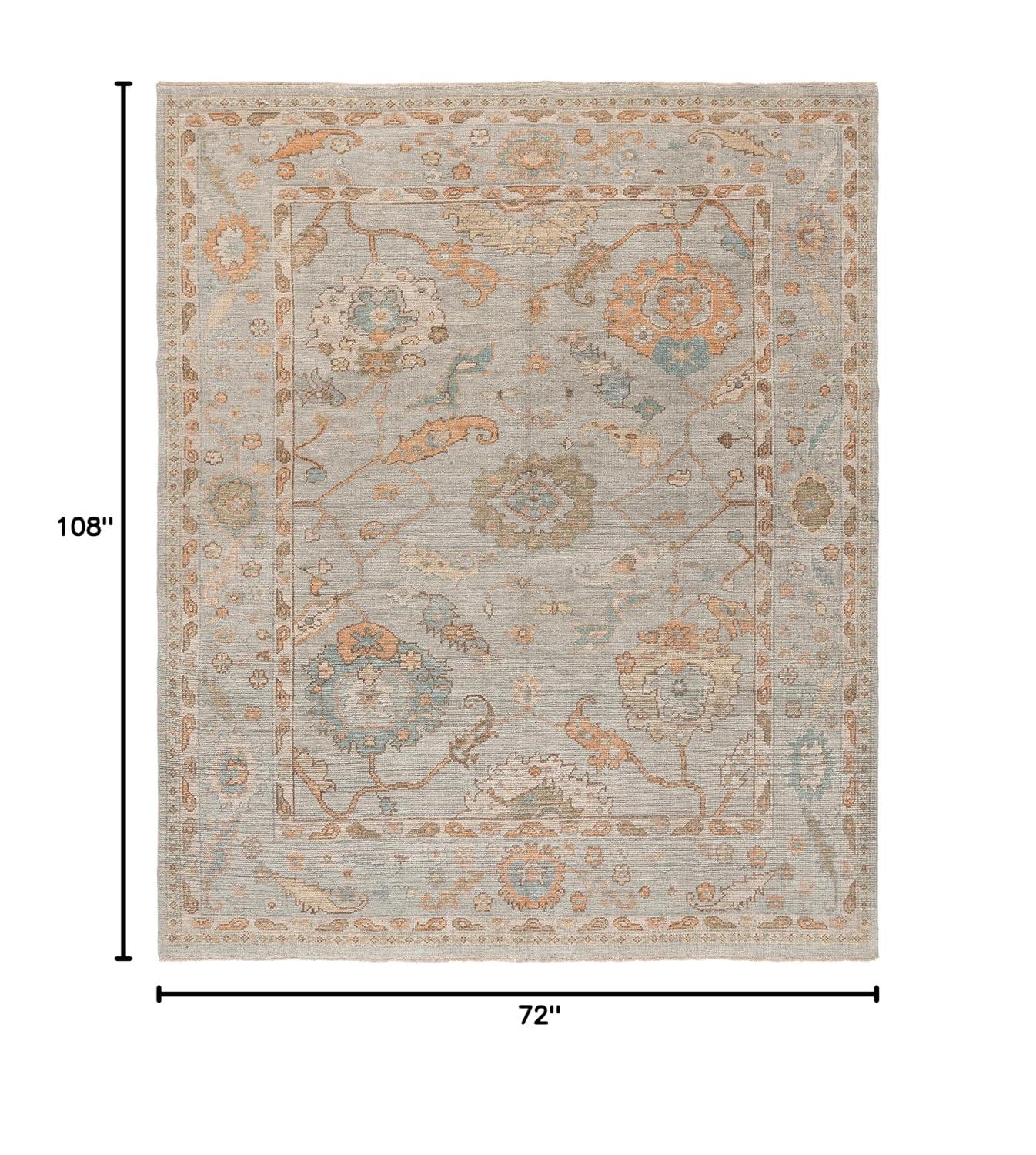 Izmir Hand Knotted 70% Wool, 30% Viscose Oriental Rug