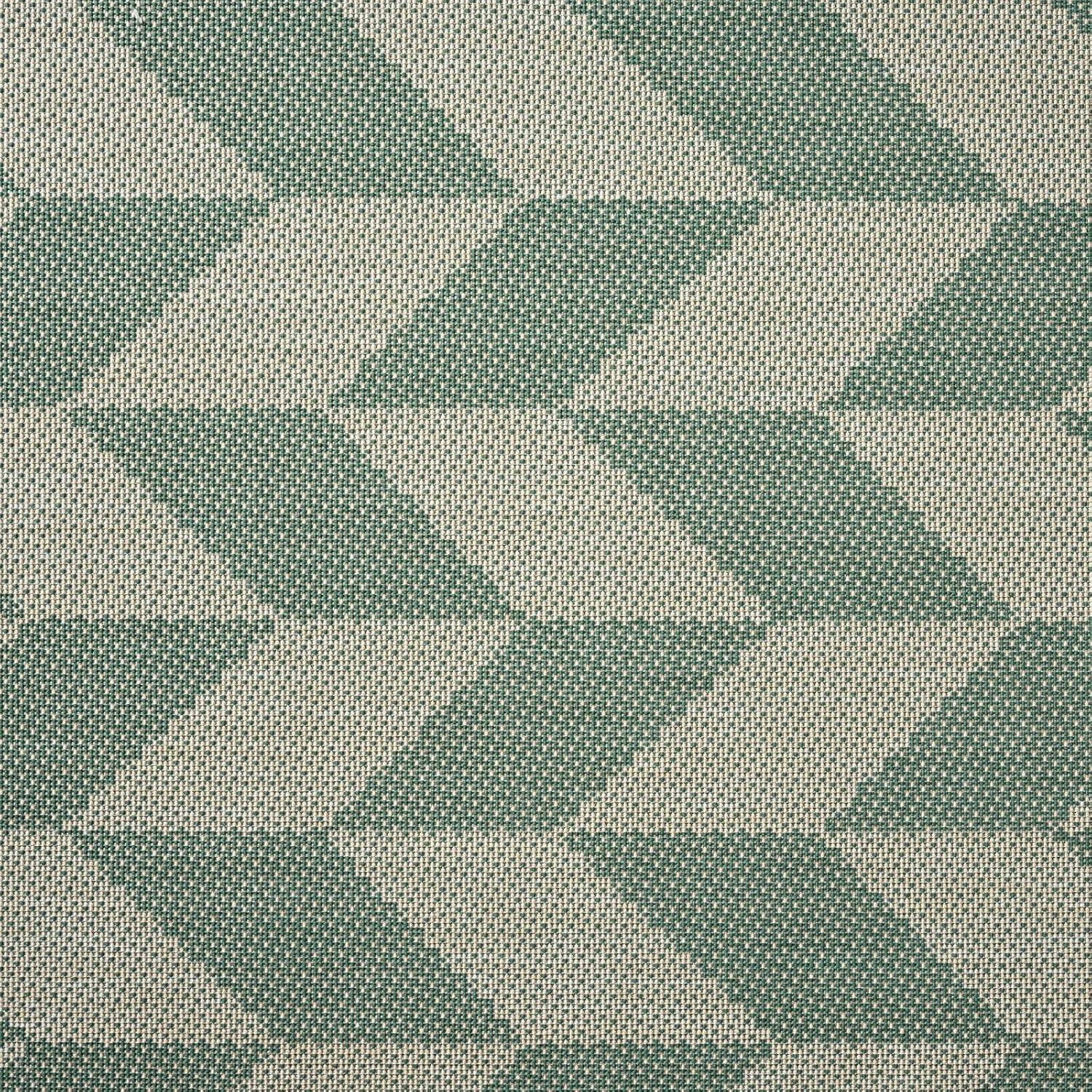NICOLE MILLER NEW YORK Patio Country Calla Herringbone Indoor/Outdoor Area Rug, Beige/Green