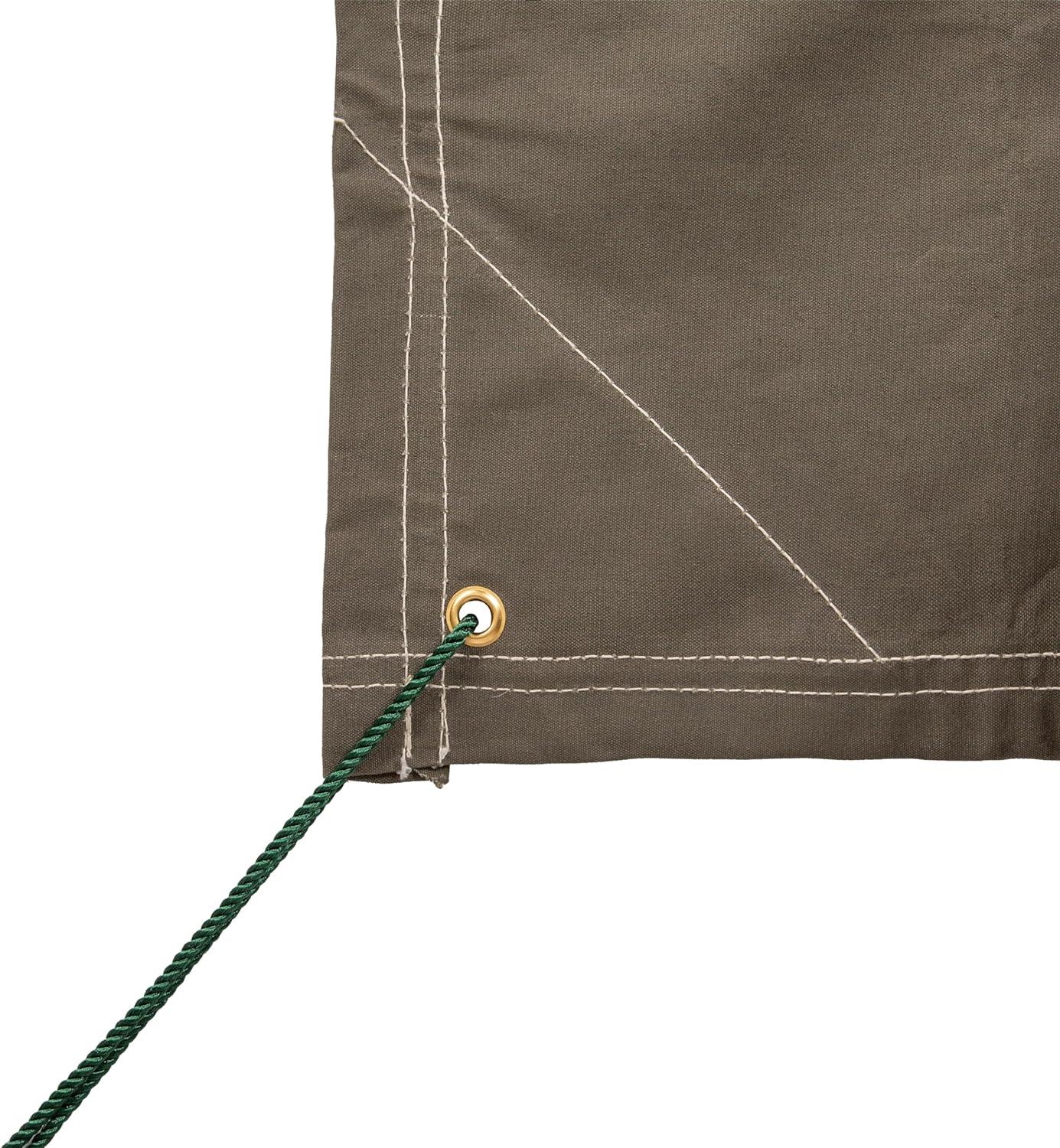 Stansport Heavy-Duty Canvas Tarp 8' x 10'