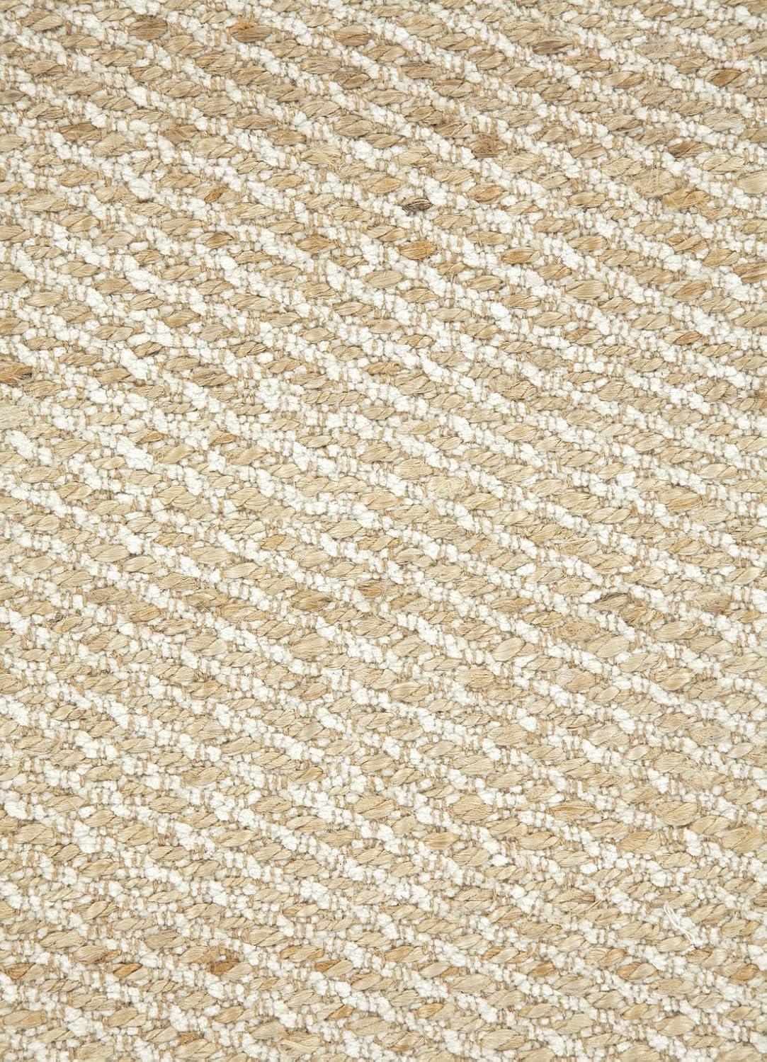 Jaipur Living Jute 2x4 Area Rug, Solid, Beige/White