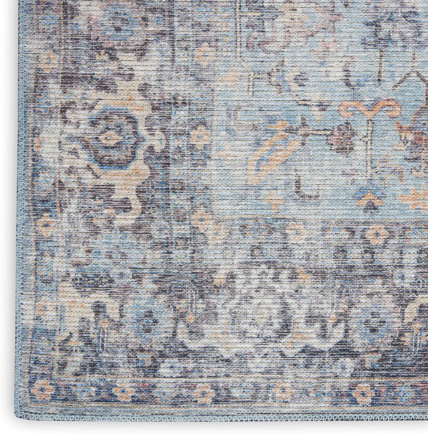 Nicole Curtis Machine Washable Series 1 Vintage Medallion Area Rug