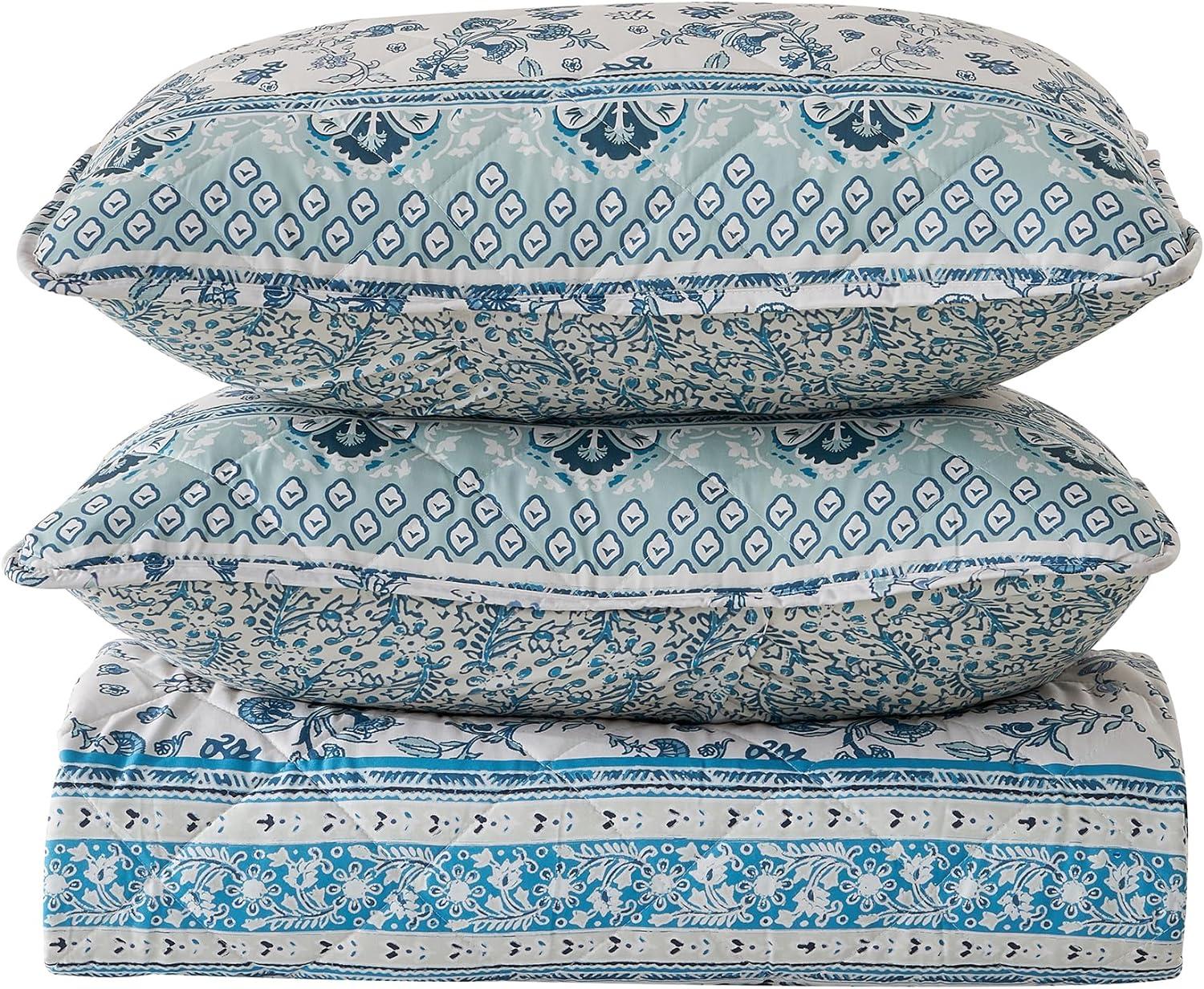 Printed Vintage Quilt Bedding Set - Patina Vie