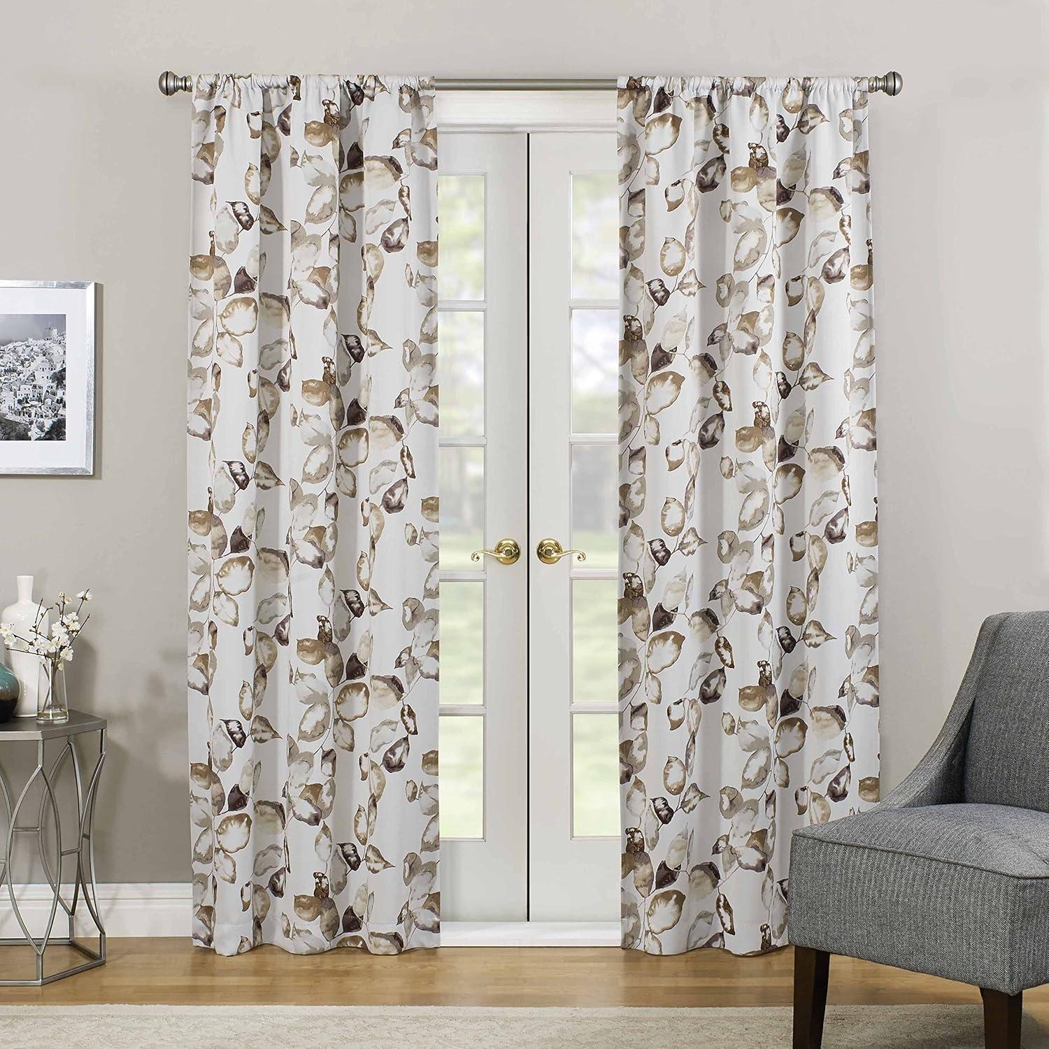 Eclipse Paige Polyester Room Darkening Curtain Single Panel