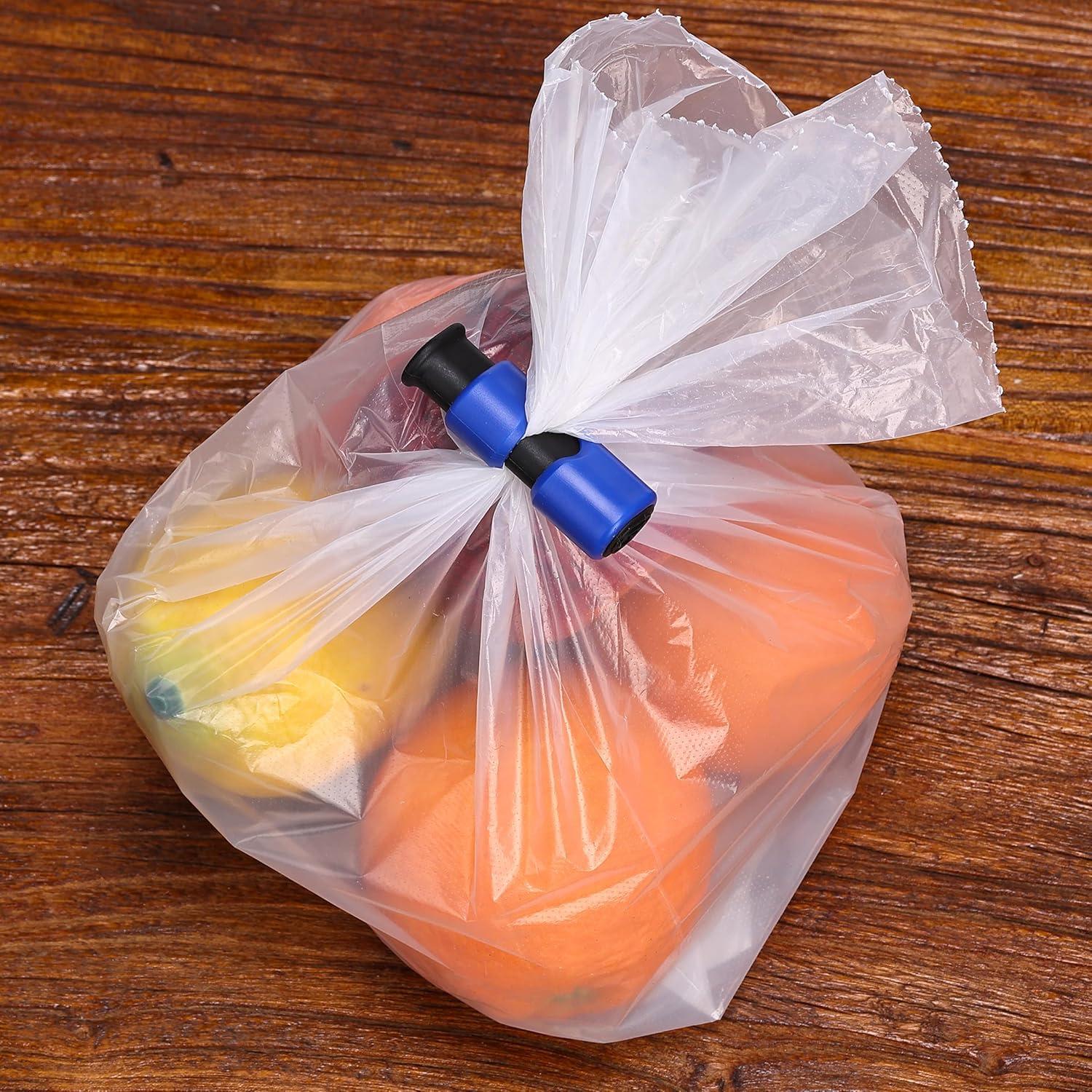 Mr. Pen- Bag Clips, 8 Pack, Squeeze and Lock Bread Bag Clips for Food Storage, Food Clips for Bags, Bread Clips, Plastic Bag Clip, Bag Closure Clips, Bread Clips Plastic, Bread Bag Clip