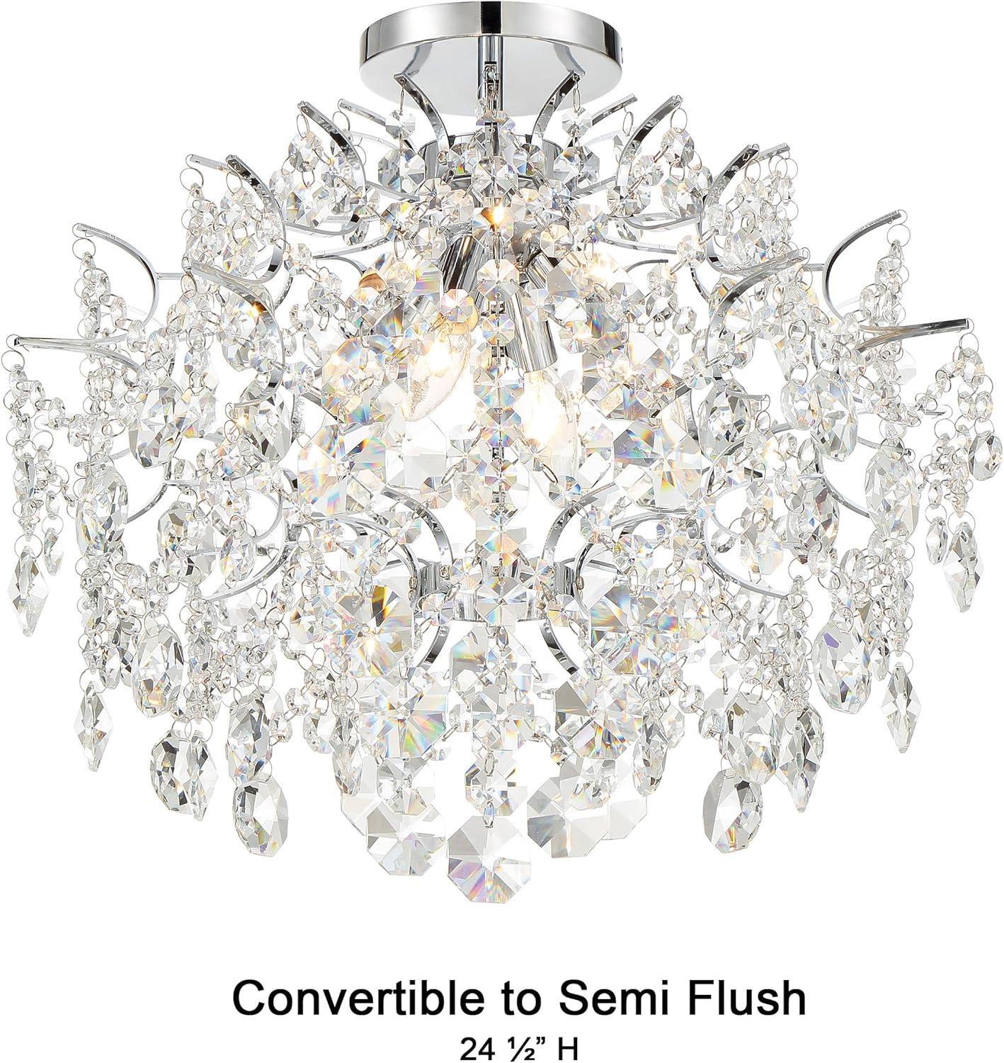Minka Lavery Minka-Lavery Isabella's Crown 18" Wide Chrome Crystal Chandelier