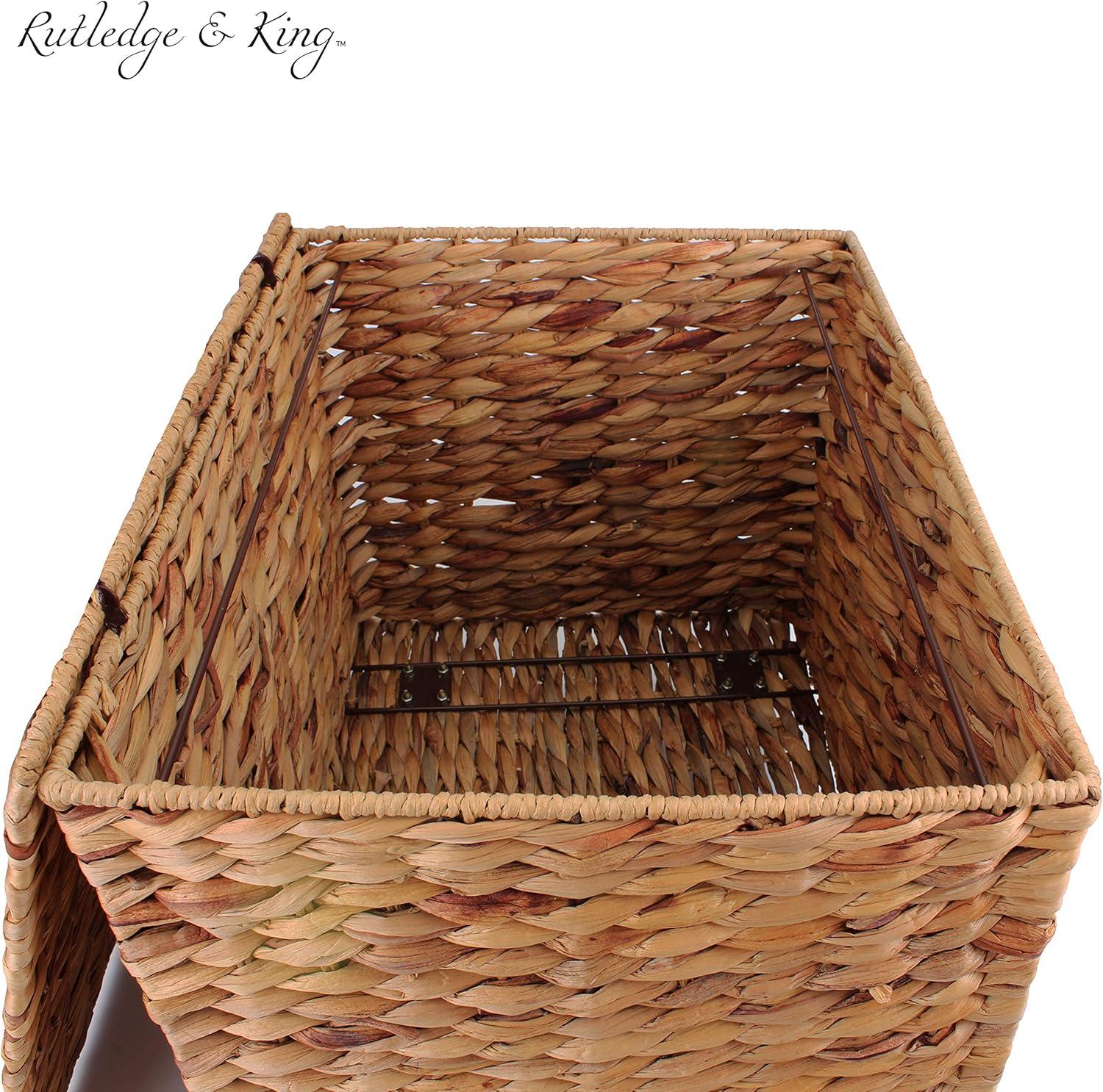 Seagrass Rolling File Cabinet Natural - Letter