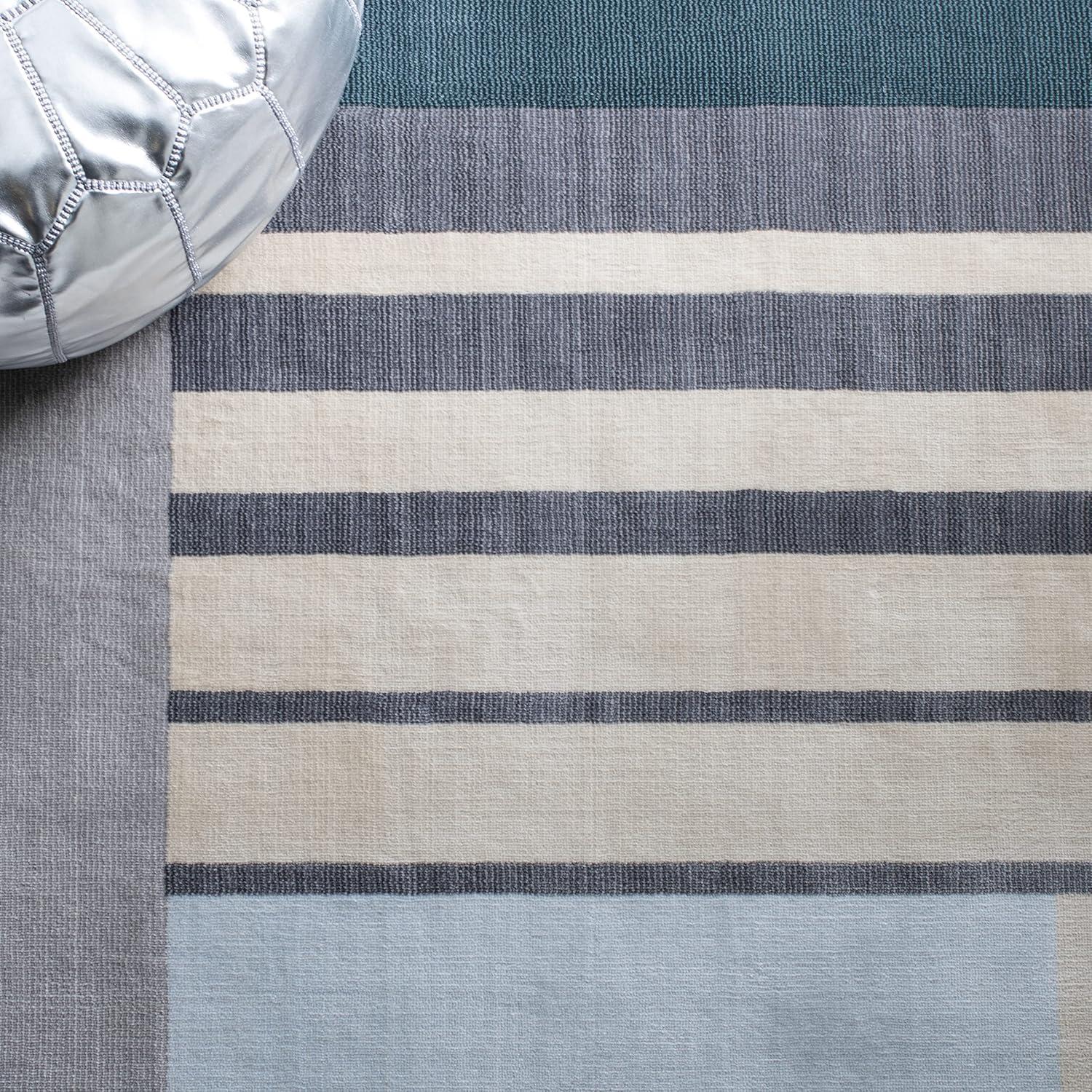 Orwell ORW397 Power Loomed Indoor Accent Rug - 3'x5' - Charcoal/Beige - Safavieh