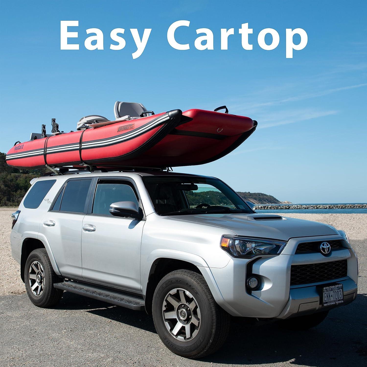 Sea Eagle FastCat12 Red Inflatable Catamaran Boat