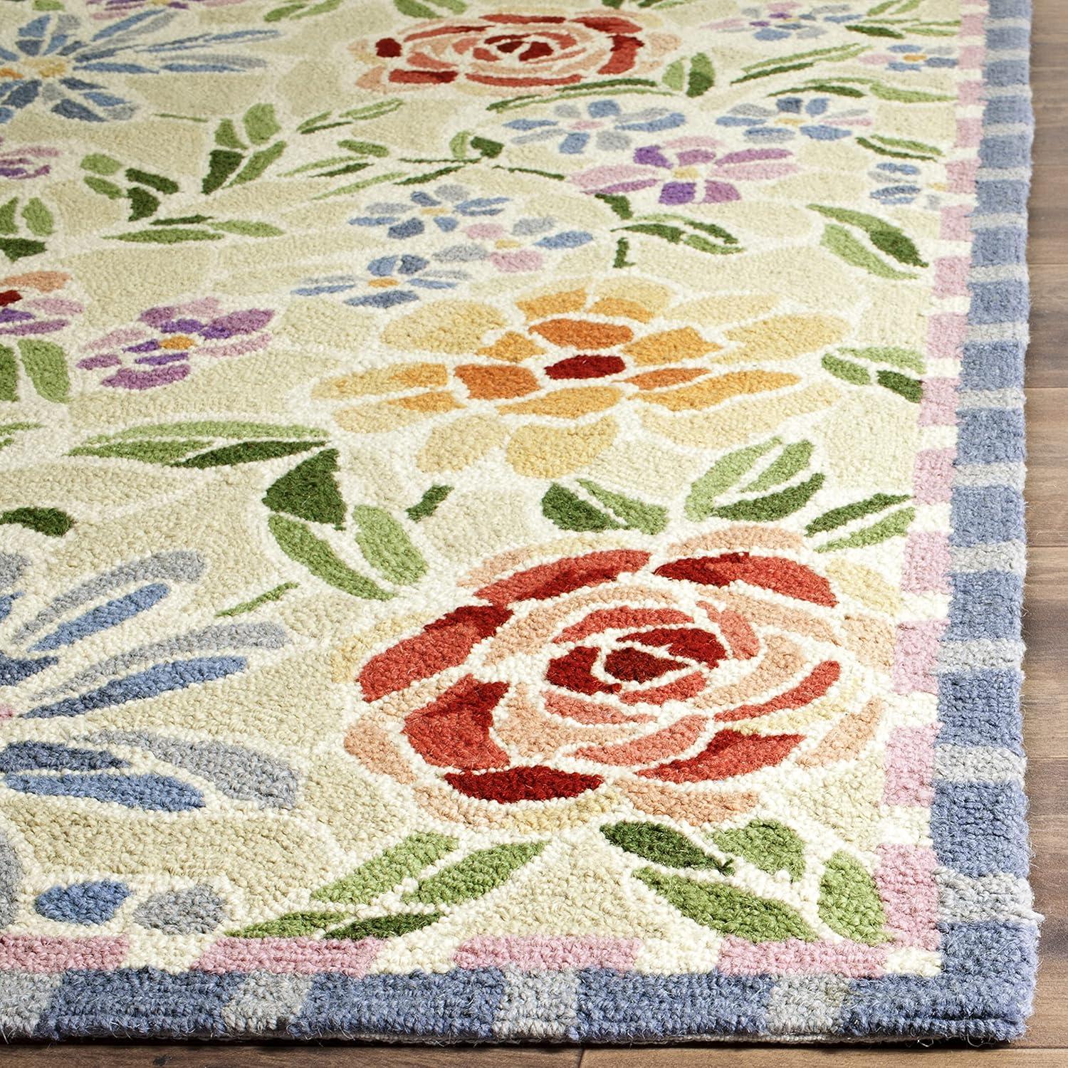 Chelsea HK214 Handmade Area Rug - 5'3"x8'3" - Ivory - Safavieh