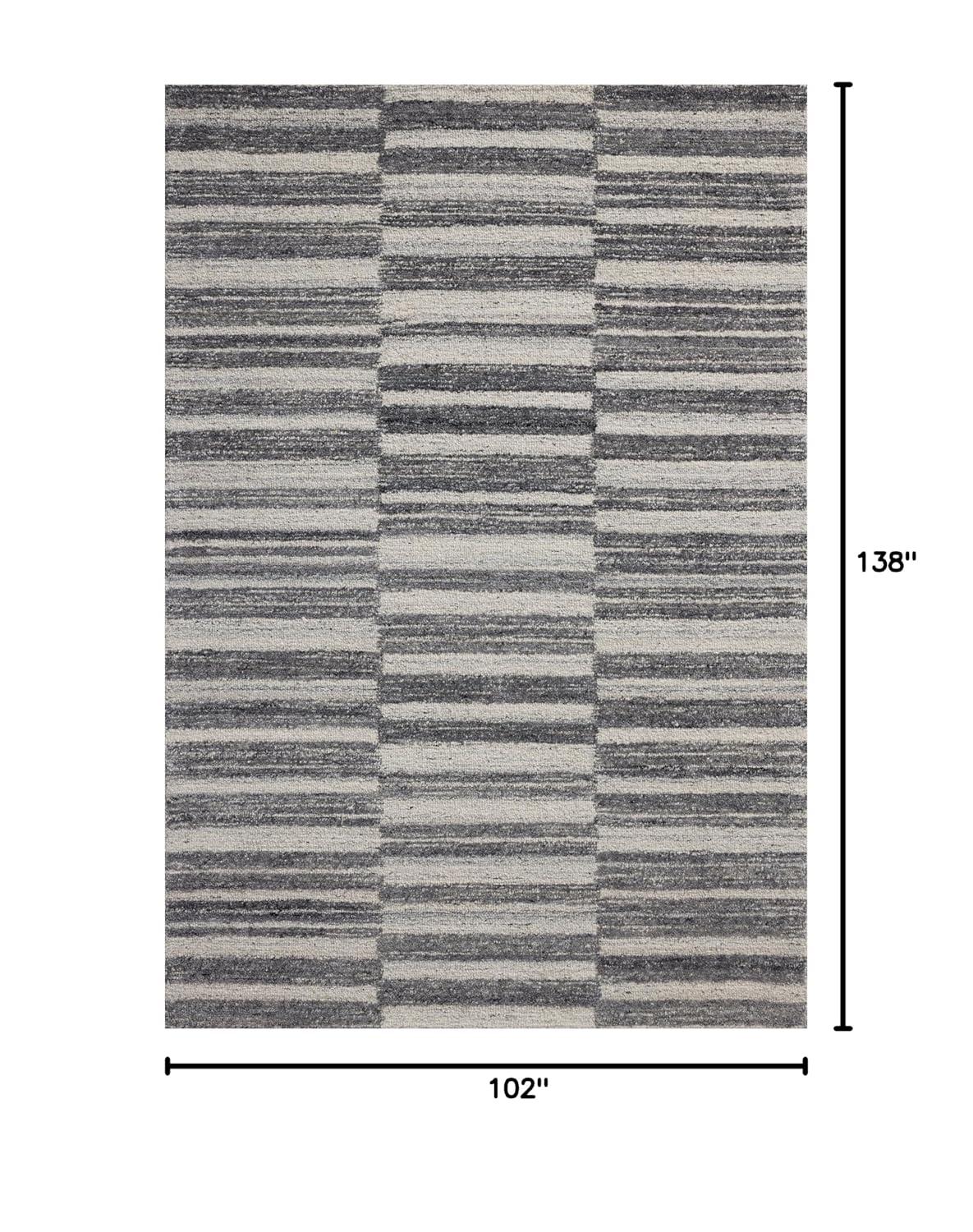 Magnolia Home by Joanna Gaines x Loloi Rae Charcoal / Mist Area Rug