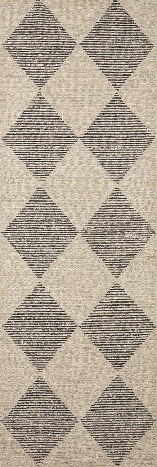 Francis Wool Beige/Charcoal Rug