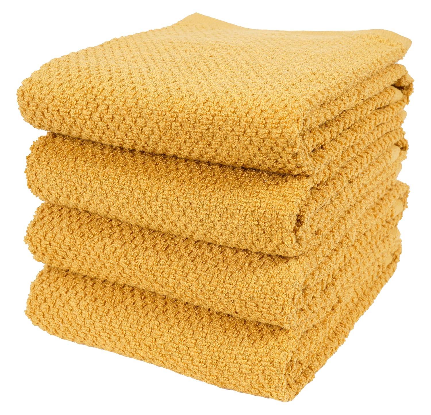 KAF Home Popcorn Terry Towels (Set of 4)