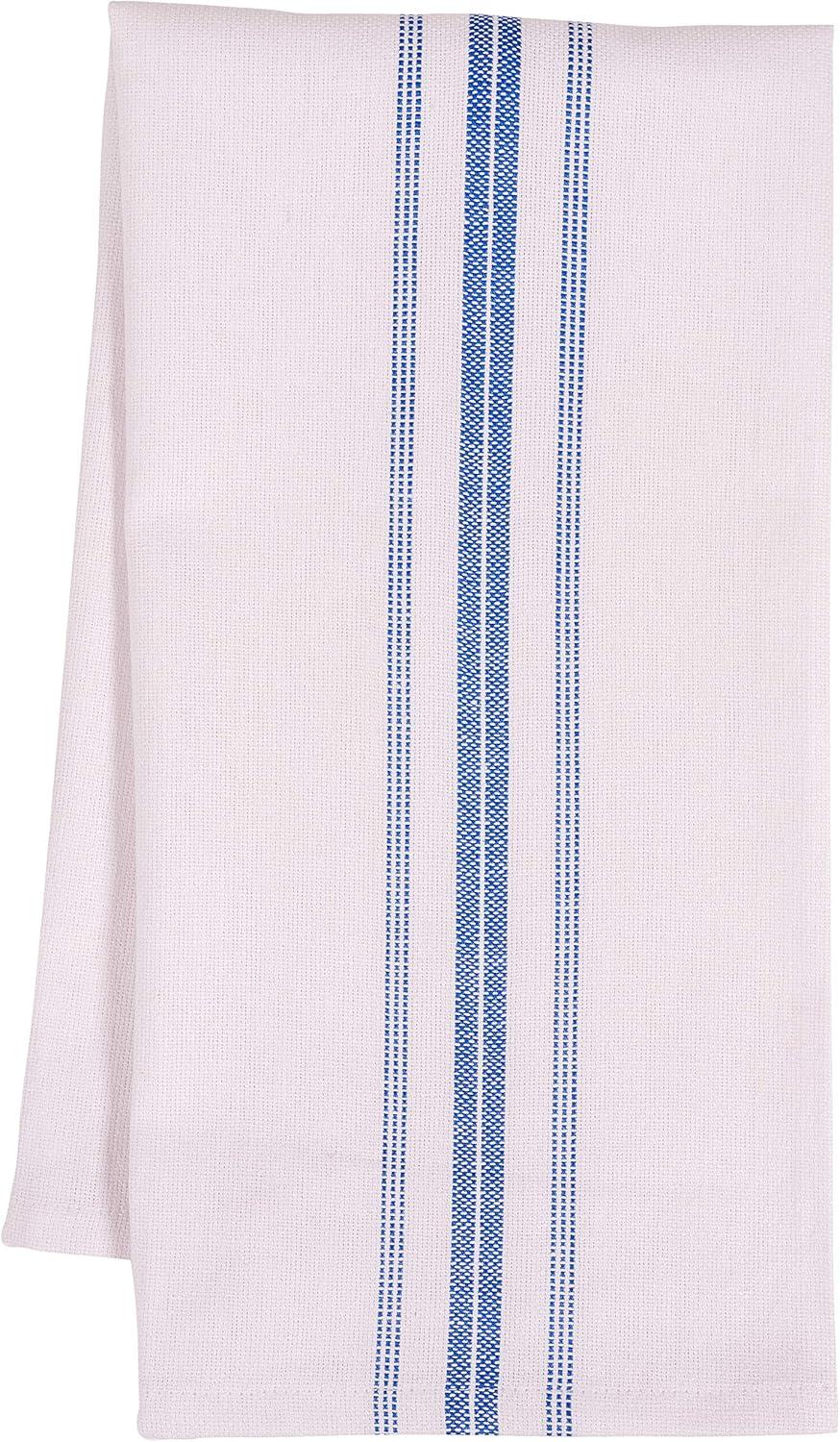 KAF Home Farmhouse Stripe Set Of 12 Kitchen Towels - 15" x 25"