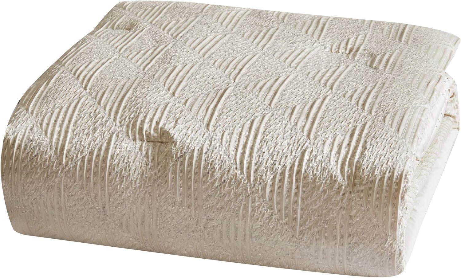 5th Avenue Lux 7pc Noelle Comforter Set Ivory