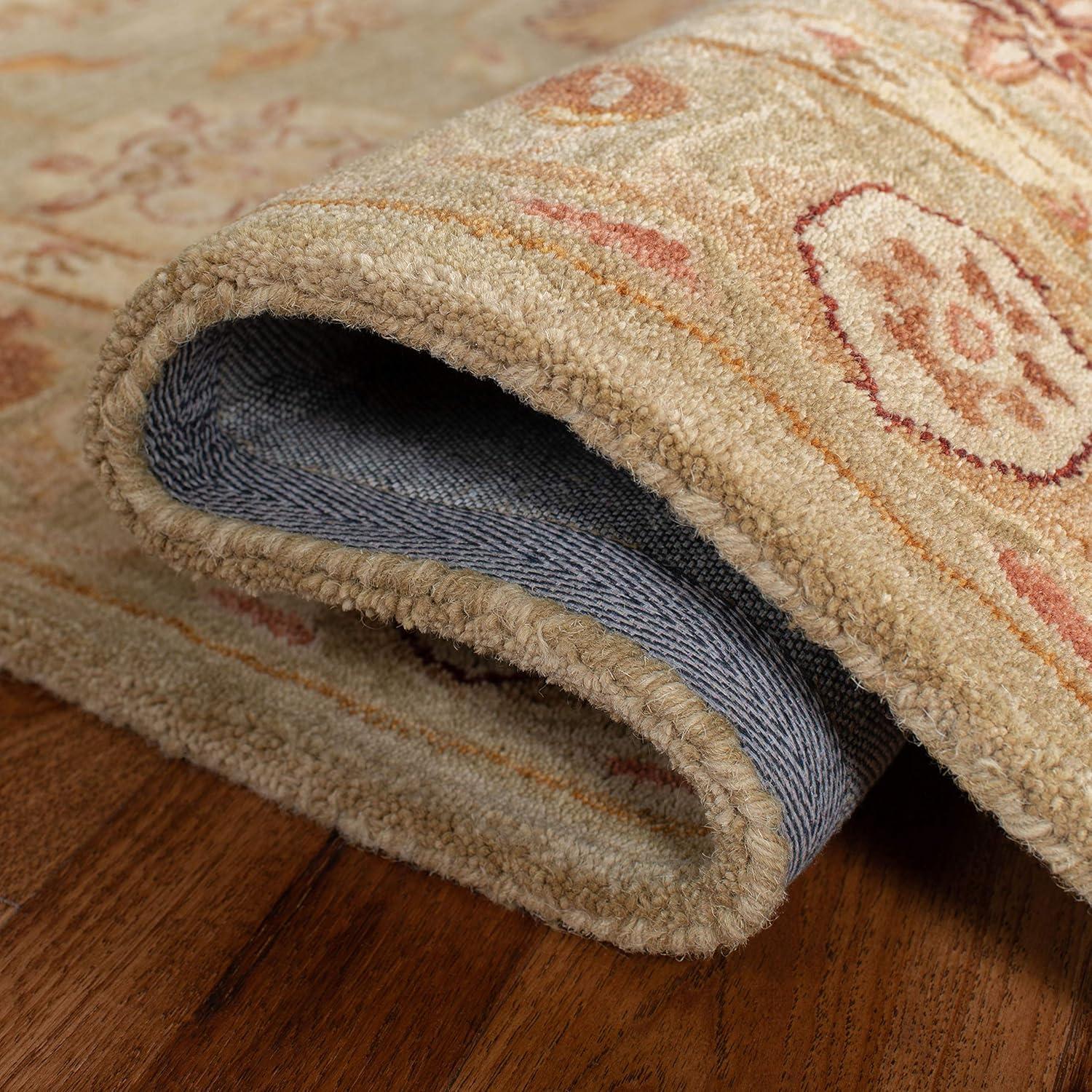SAFAVIEH Anatolia Sherman Floral Wool Area Rug, Sage, 3' x 5'