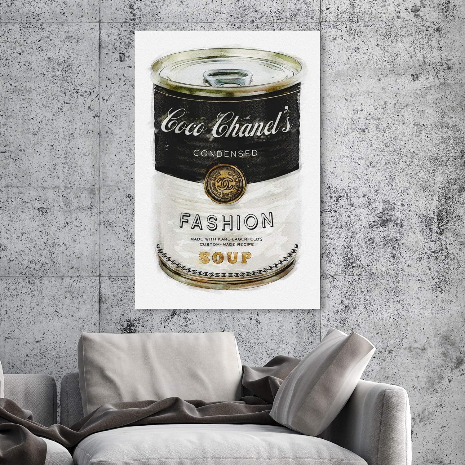 Oliver Gal Prints " Fashion Soup Can "