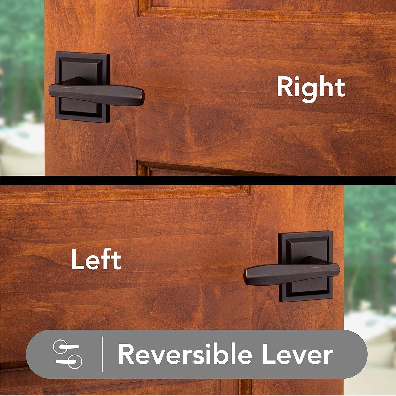 Baldwin Torrey Low Profile Rose Bed/Bath Lever in VB