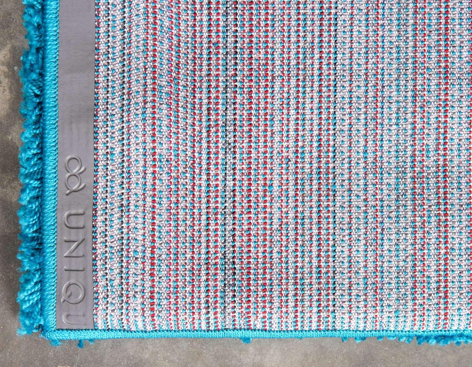 Unique Loom 8' 0 x 10' 0 Solid Shag Turquoise Area Rug