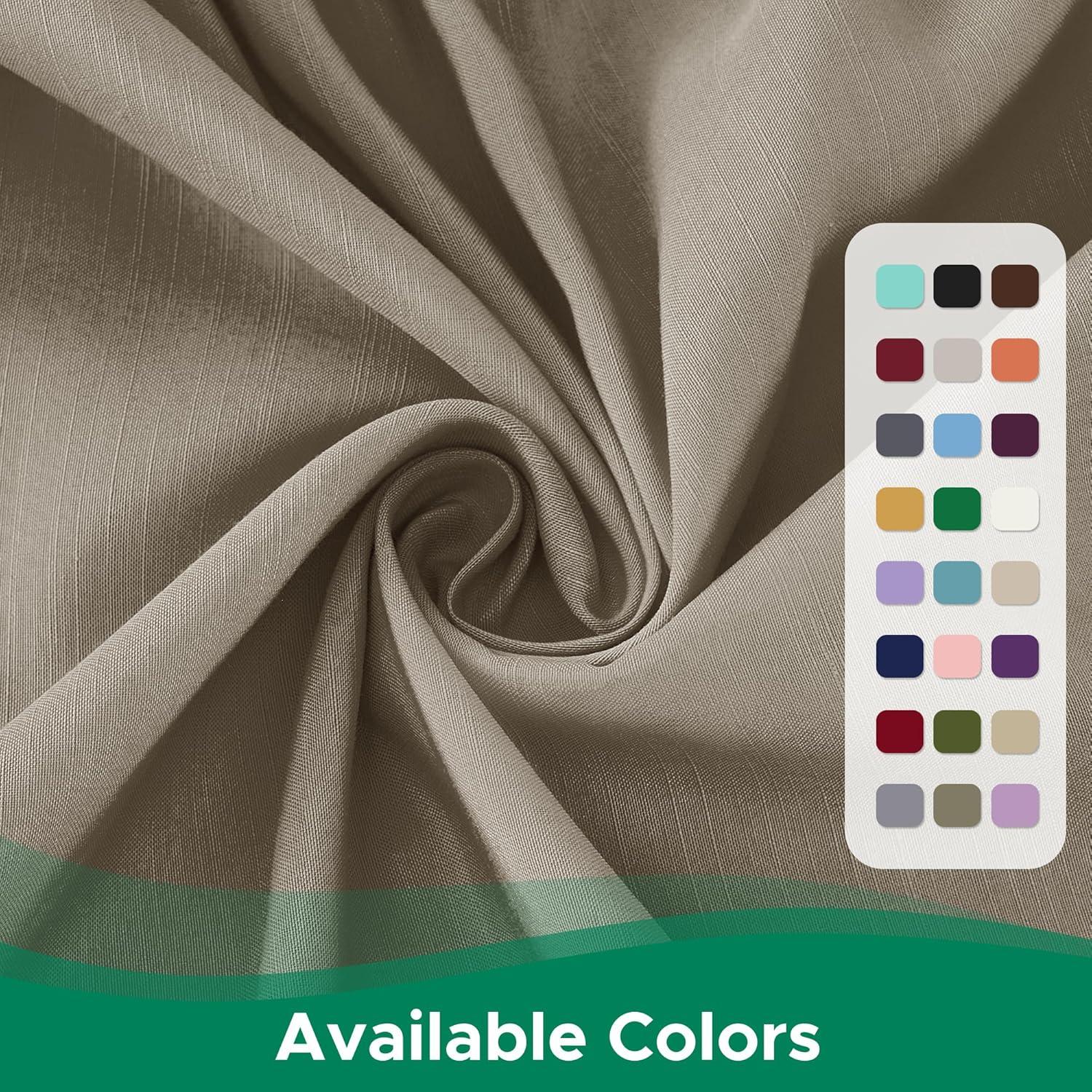 Biscaynebay Wrap Around Bed Skirts for King & Cal King Beds 15" Drop, Taupe Adjustable Elastic Dust Ruffles Easy Fit Wrinkle & Fade Resistant Silky Luxurious Fabric Machine Washable