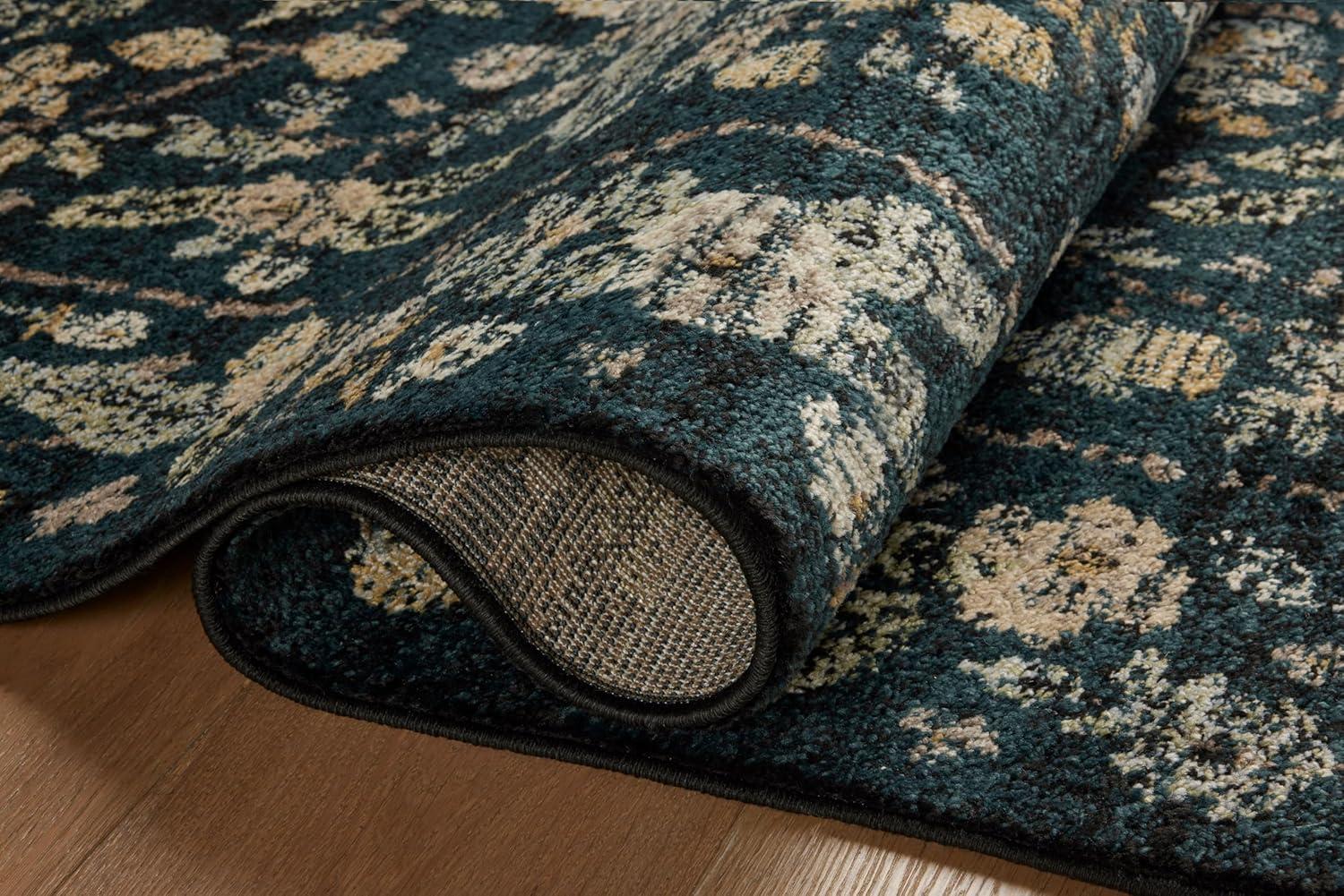 Rifle Paper Co. x Loloi Laurel Navy Area Rug