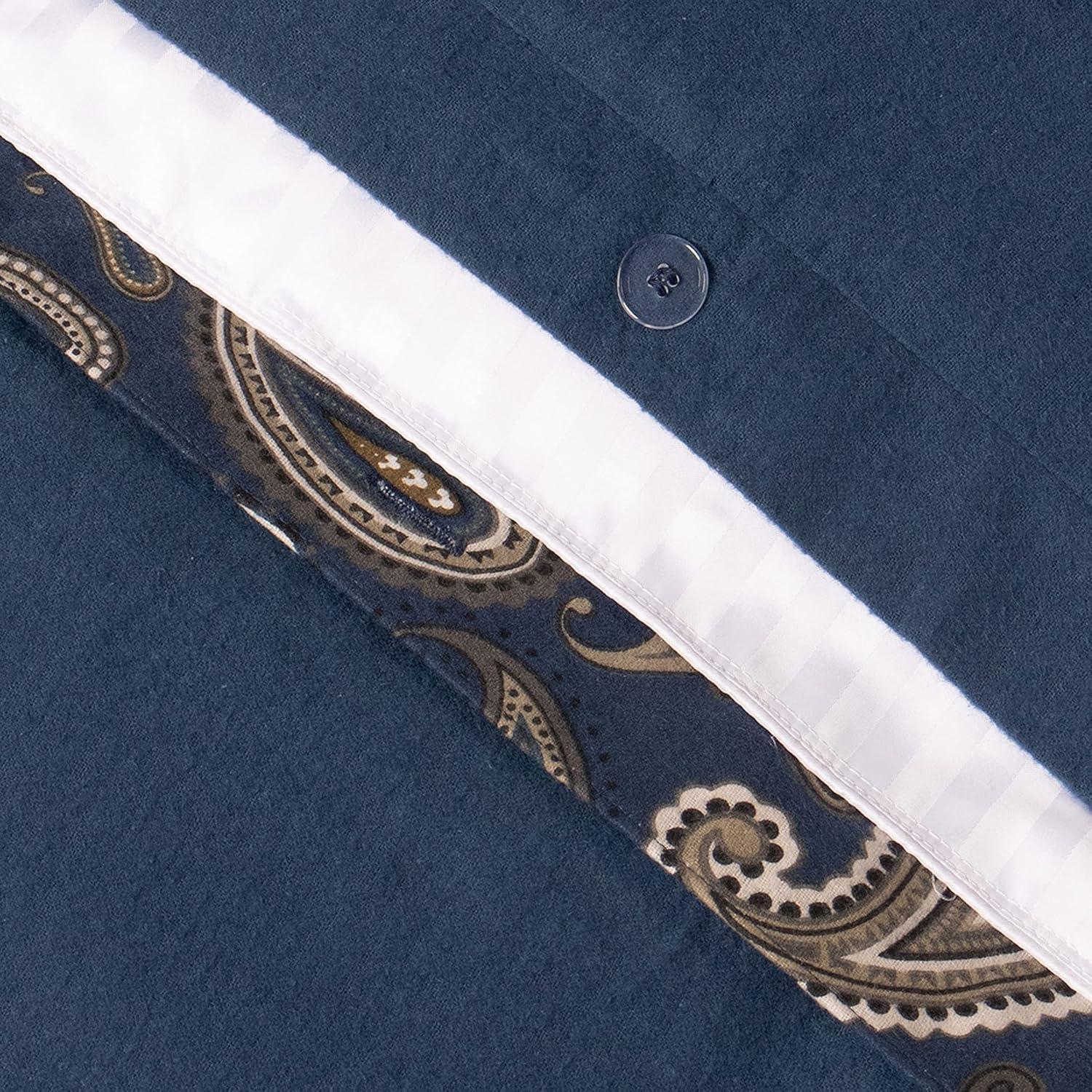 Impressions Manon Paisley Cotton Flannel Duvet Cover Set