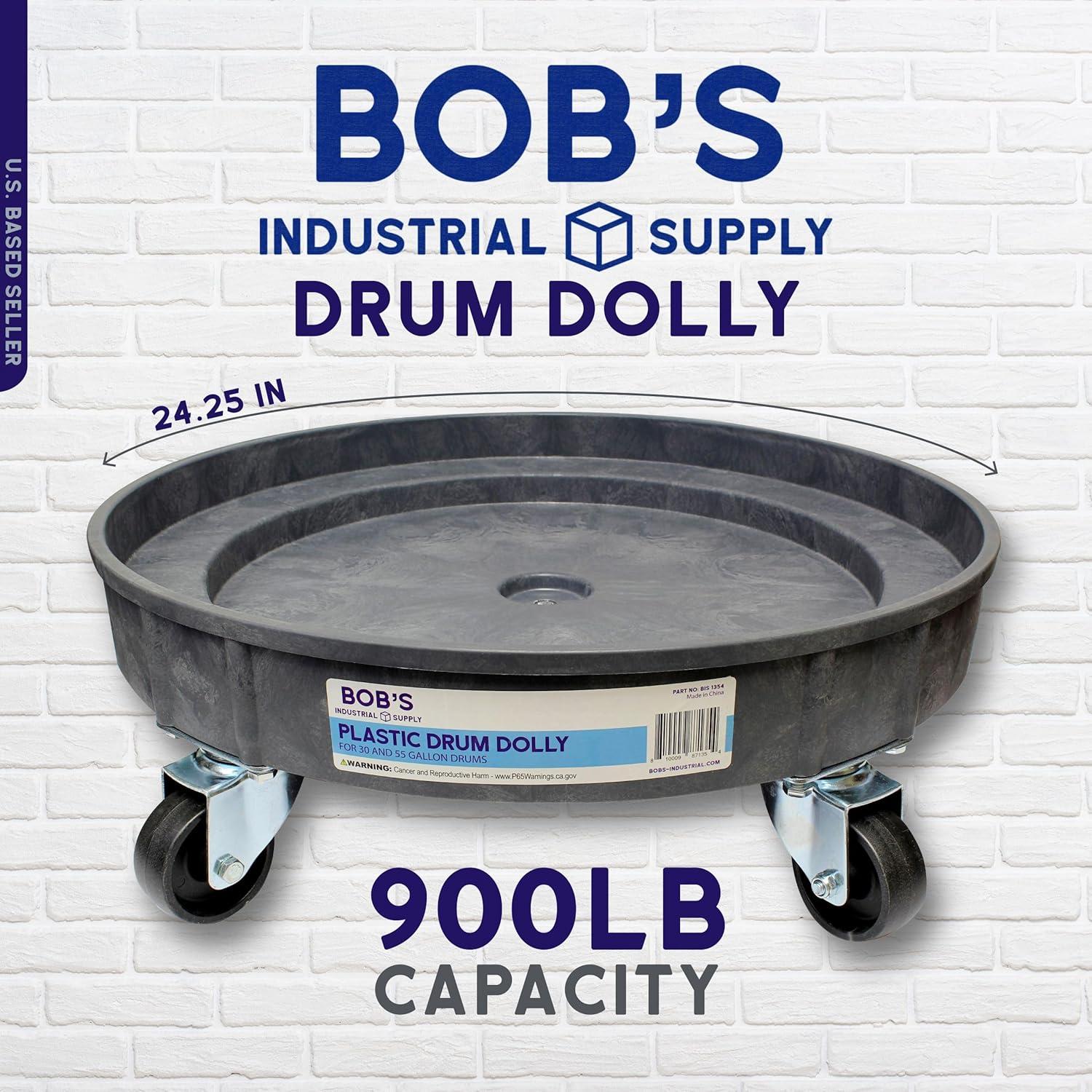 BISupply | 30 55 Gal Drum Dolly Barrel Dolly for 55 Gallon Drum Dolly 55 Gallon