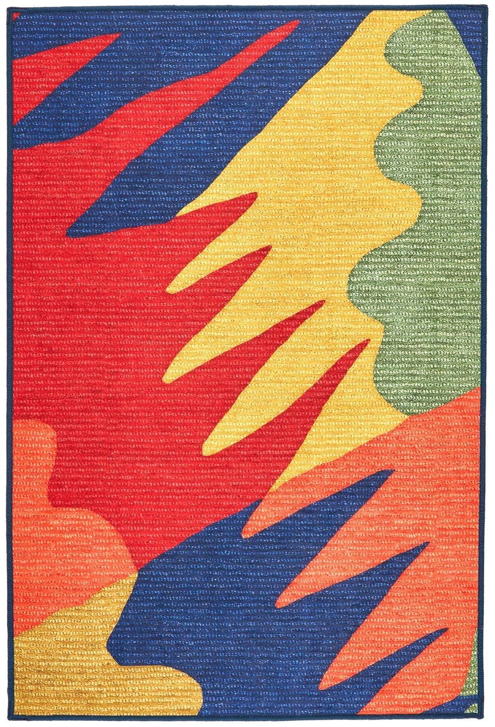 Graphic Kit Kemp x Annie Selke Graphic Multi Machine Washable Rug