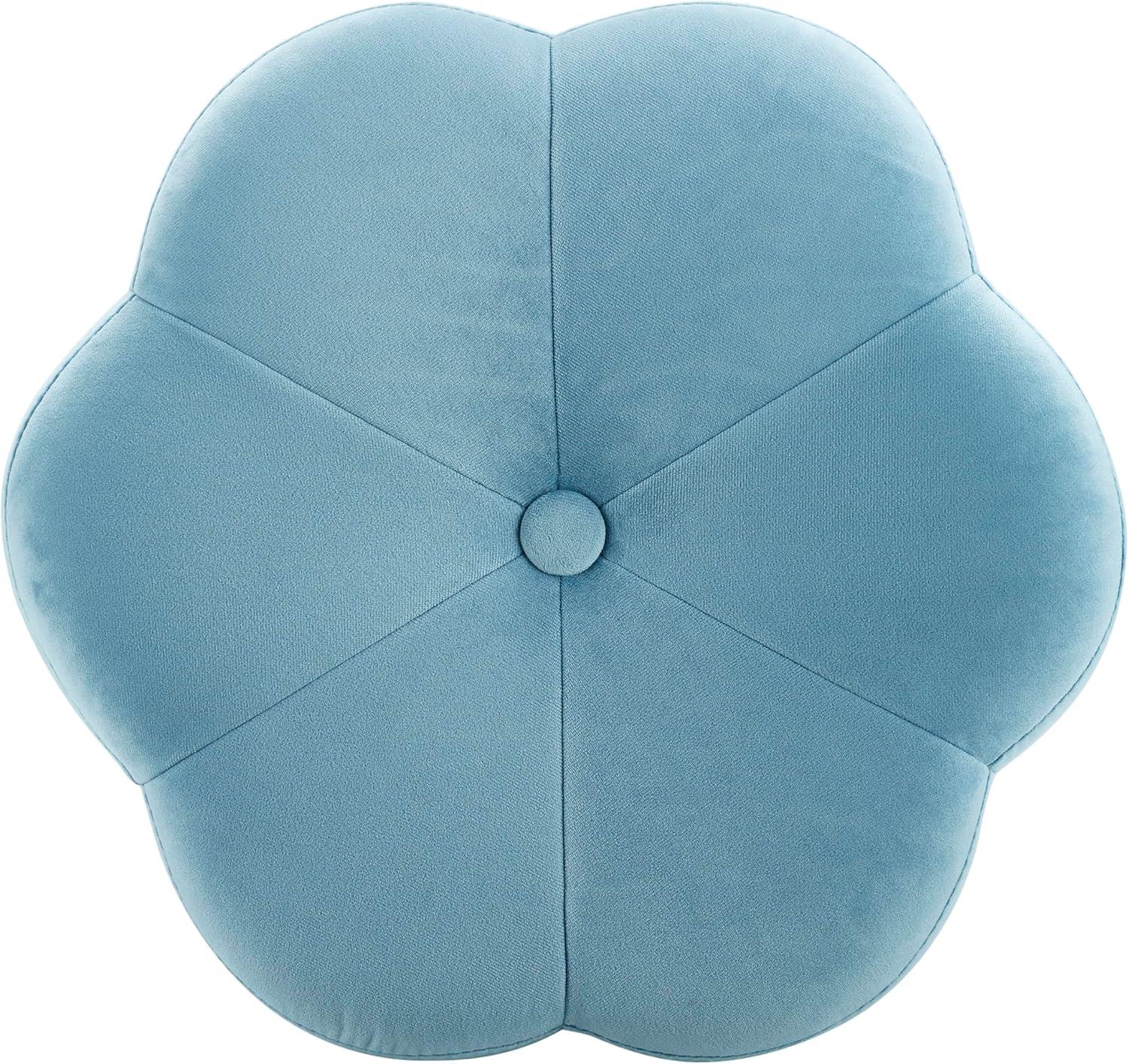 Ciara Flower Cushioned Vanity Stool