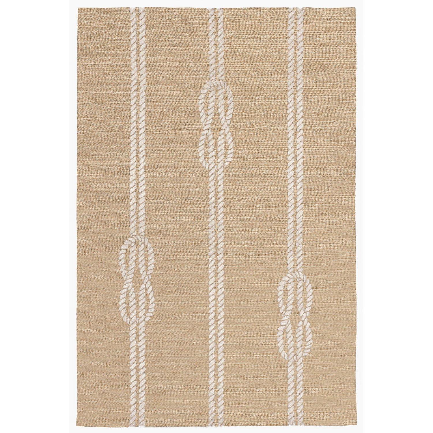 Liora Manne Capri Ropes Indoor/Outdoor Rug Neutral 5' x 7'6"