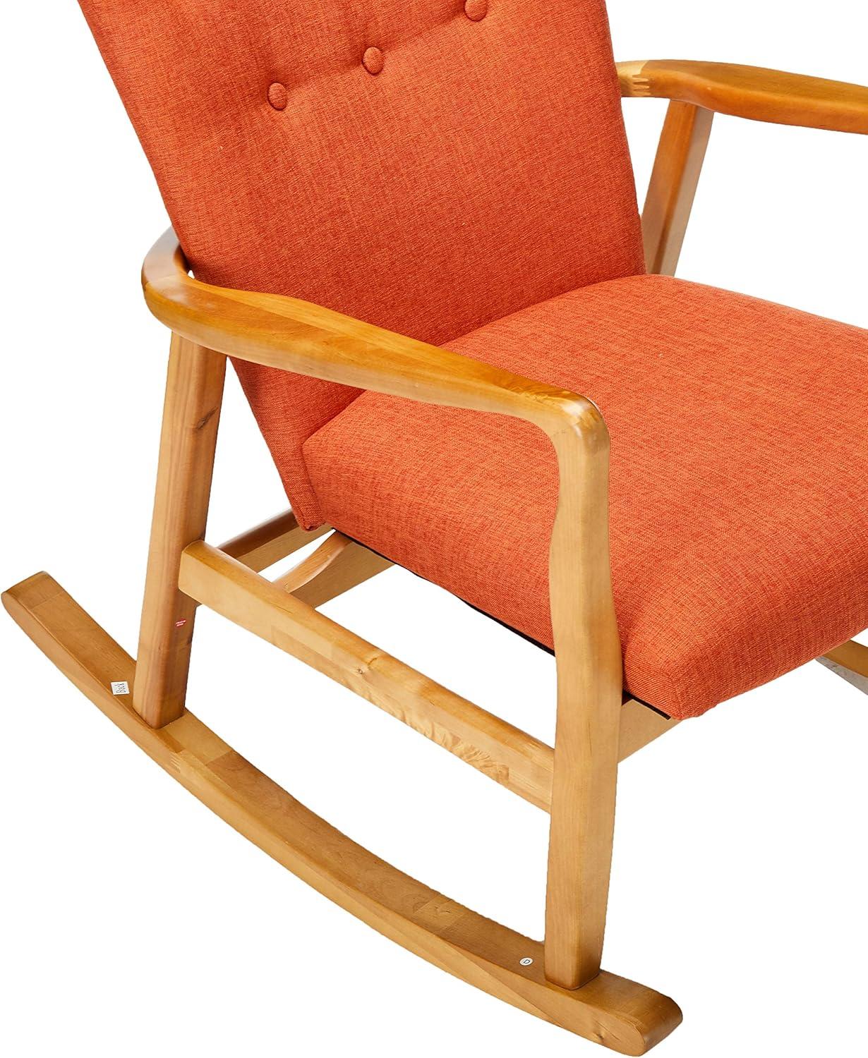 Callum Mid-Century Fabric Rocker - Christopher Knight Home