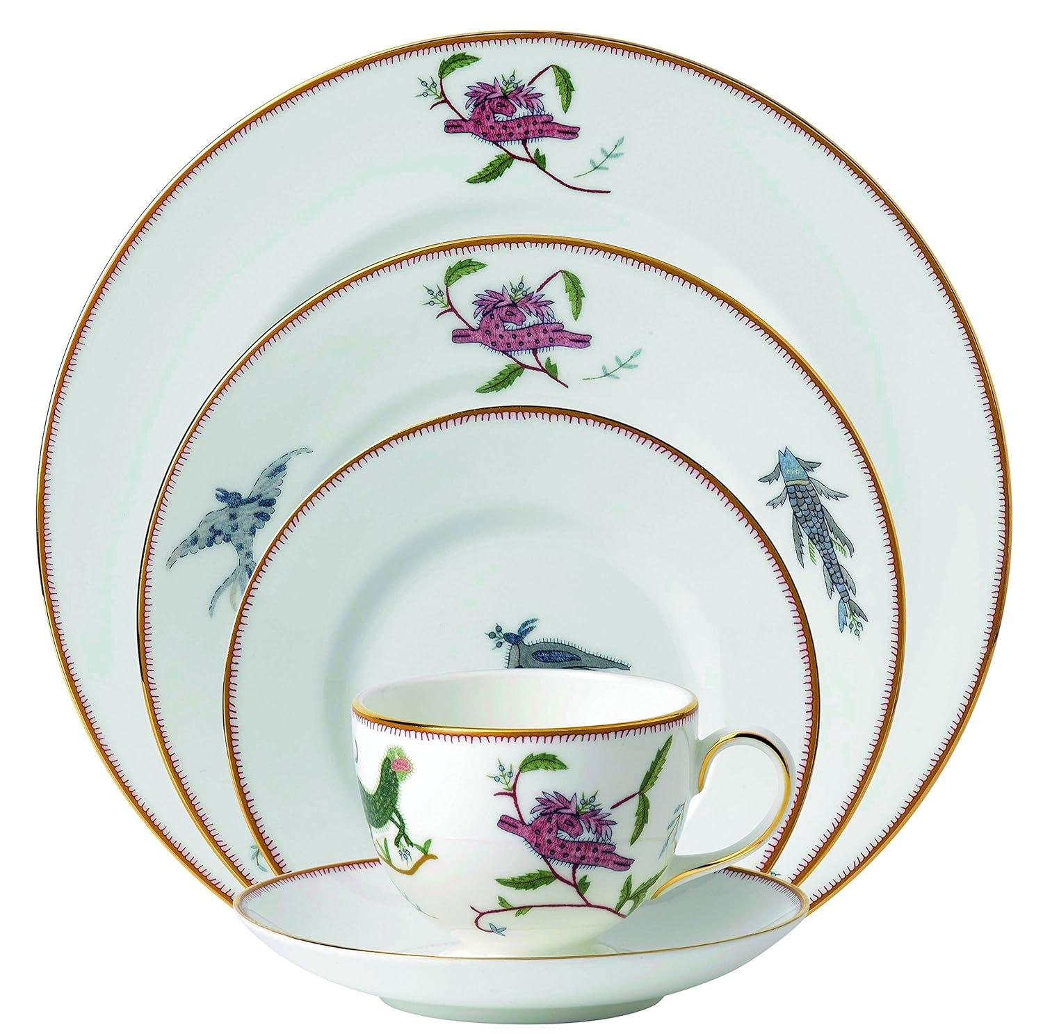 Wedgwood Kit Kemp Mythical Creatures 5 Piece Bone China Place Setting Set, Service for 1 | Wayfair