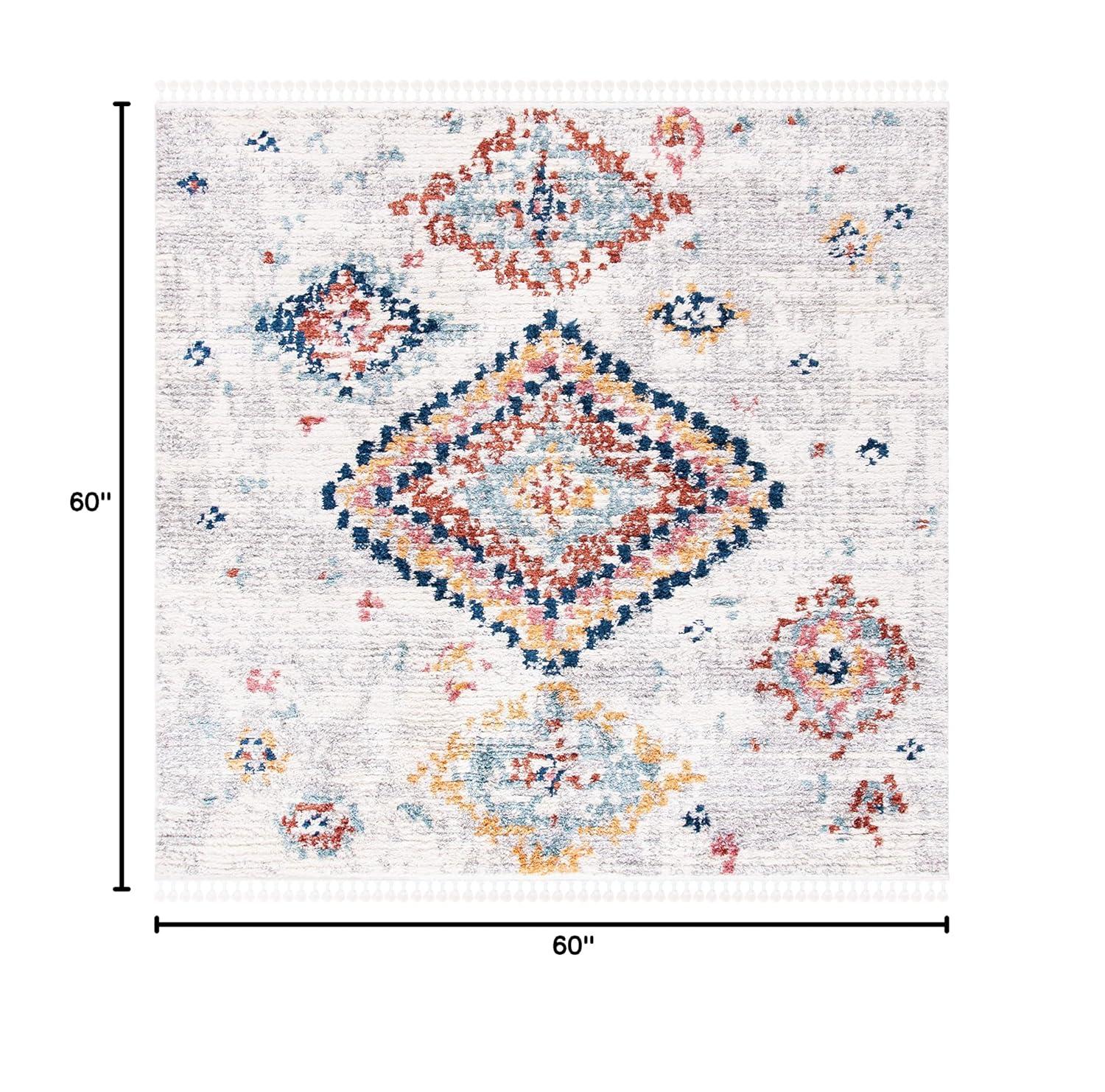 SAFAVIEH Morocco Collection MRC954A Ivory / Multi Rug
