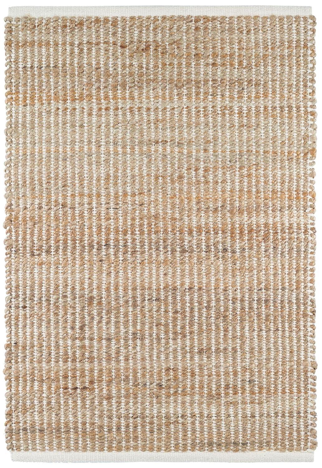 Gridwork Ivory Handwoven Jute Rug