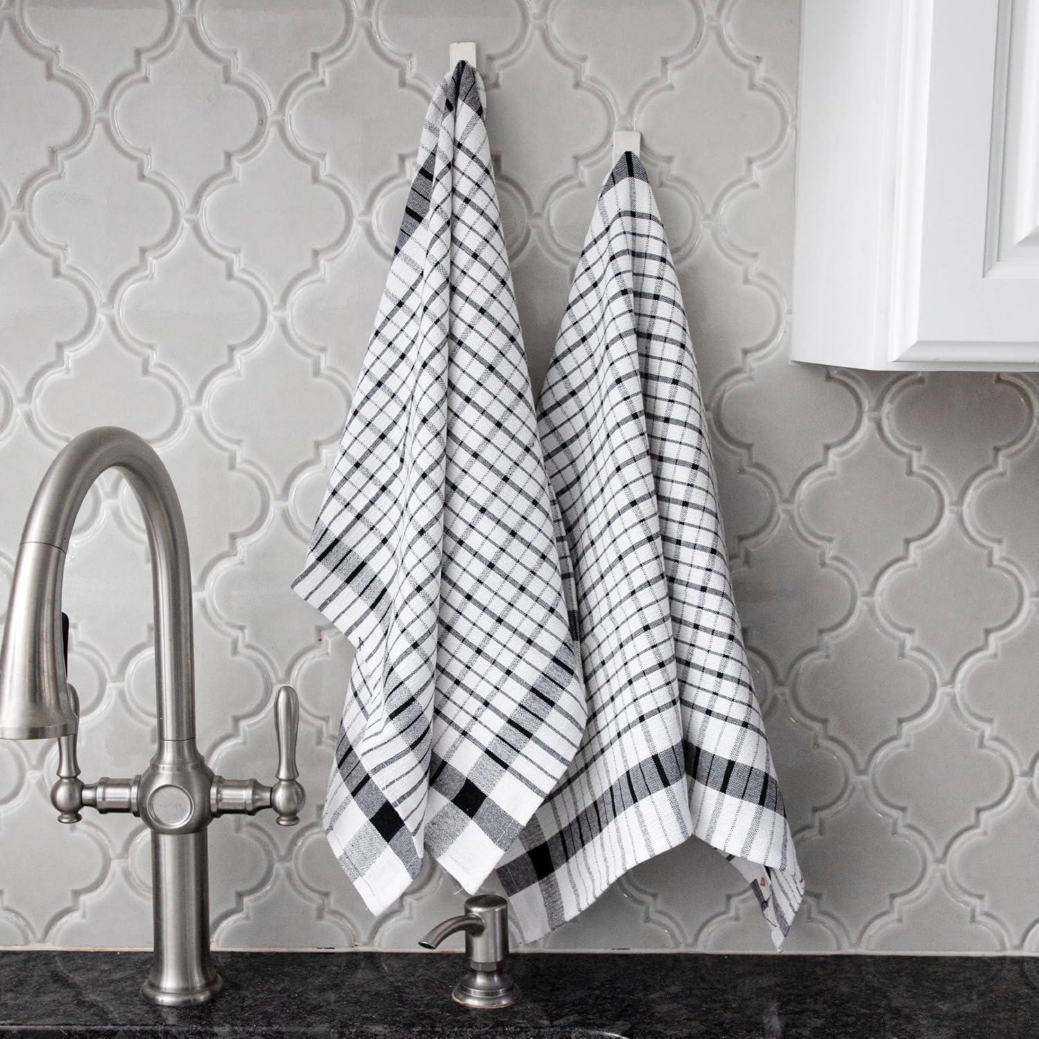 Cotton Plaid Jacquard Tea Towel Kitchen Towel