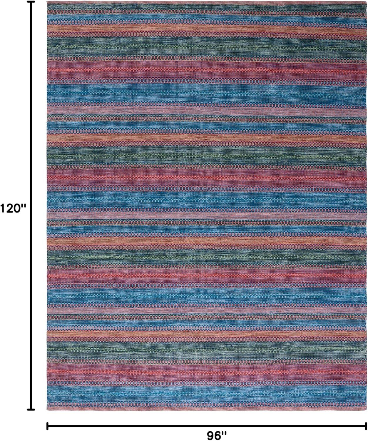 Kilim KLM475 Hand Woven Area Rug - Orange/Green - 8'x10' - Safavieh.