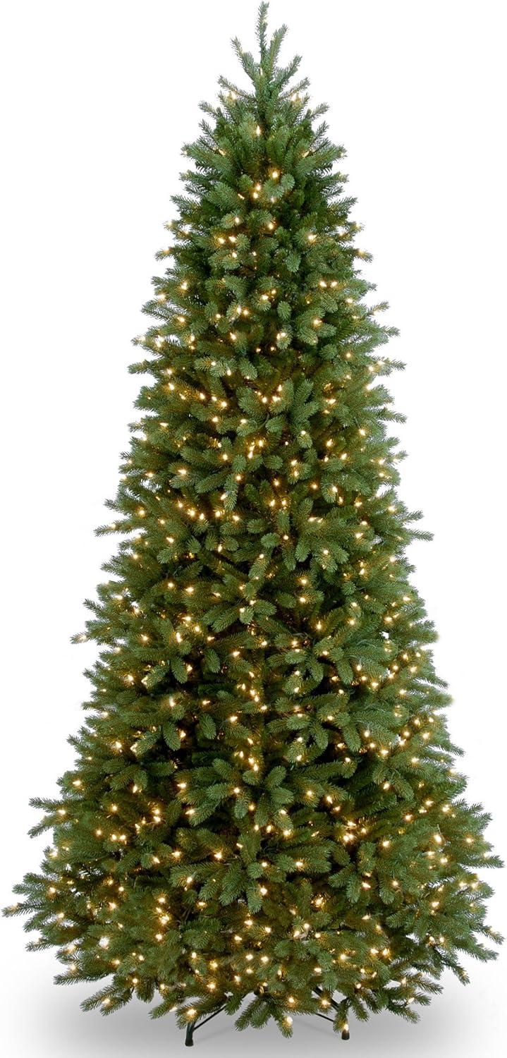 9' Prelit Slim Jersey Fraser Fir Artificial Christmas Tree Clear Lights - National Tree Company