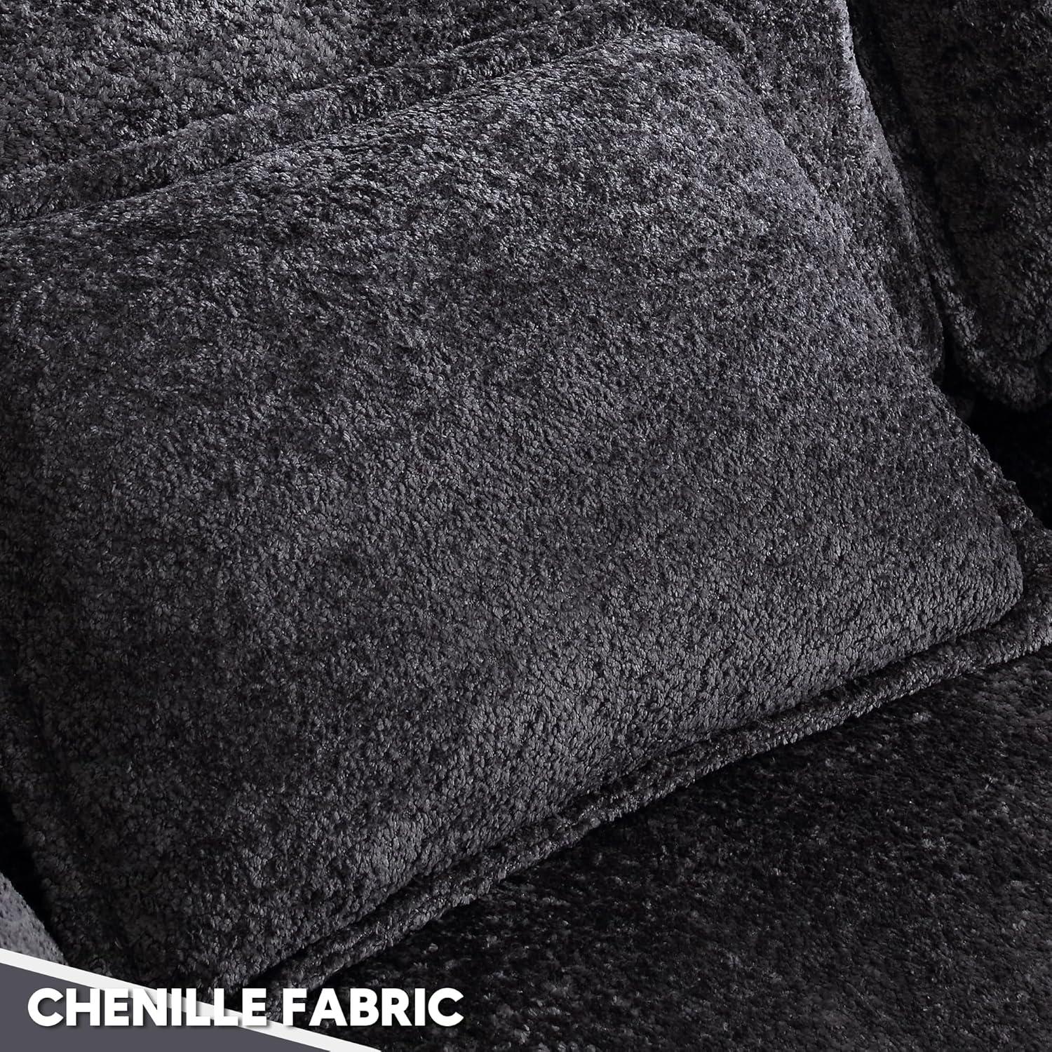 Latitude Run® Millan 112" L Shaped Modular Sectional Sofa with Ottoman & Memory Foam