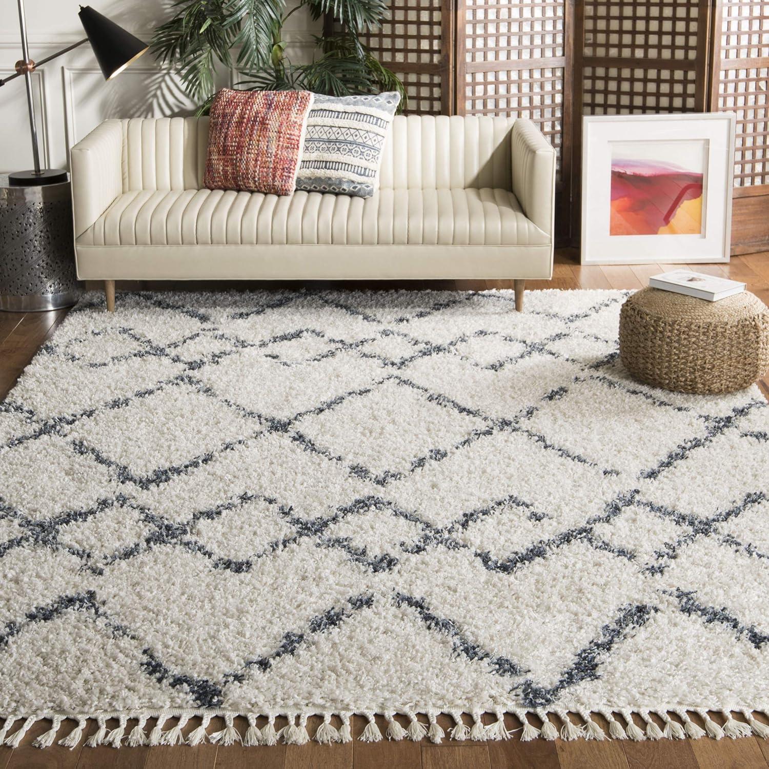 Pro Lux Shag PLX434 Power Loomed Area Rug  - Safavieh