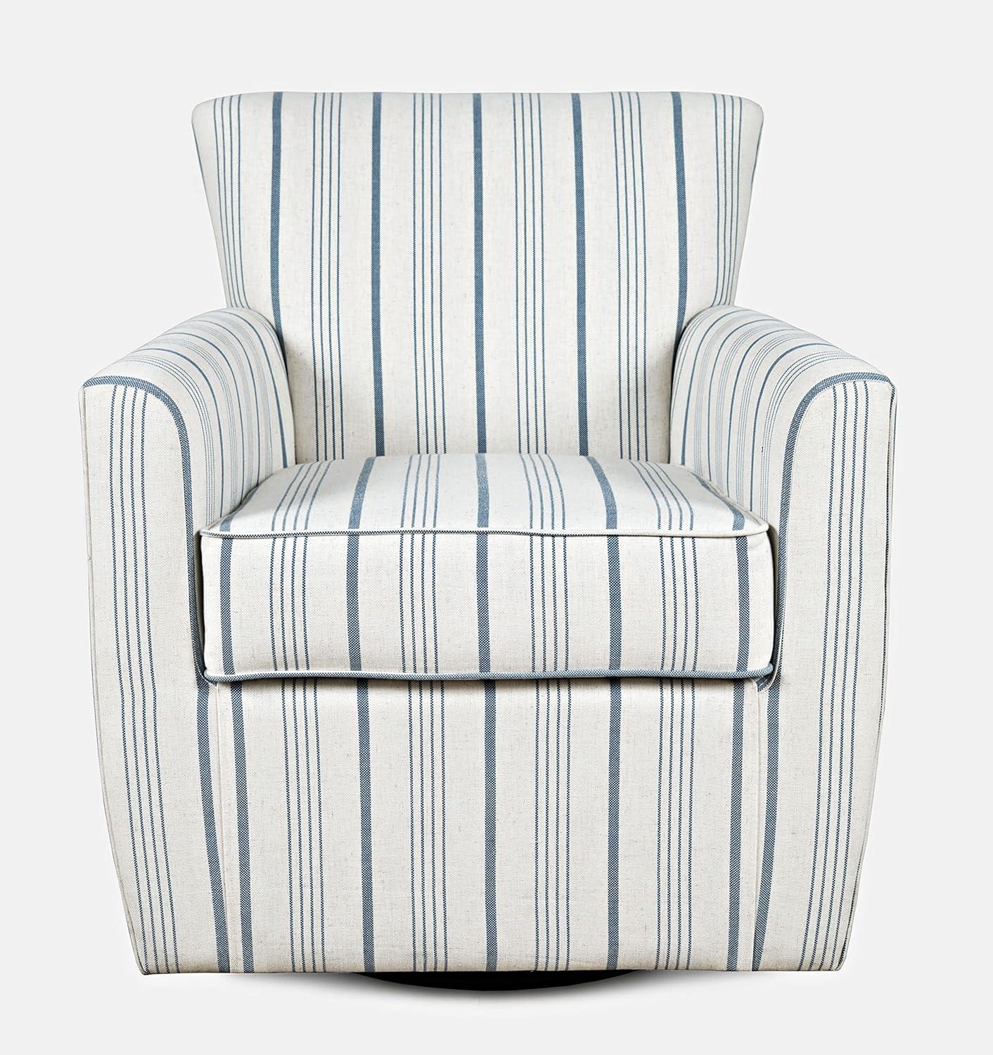 Jofran Blakely Harper Contemporary Traditional Swivel Accent Chair