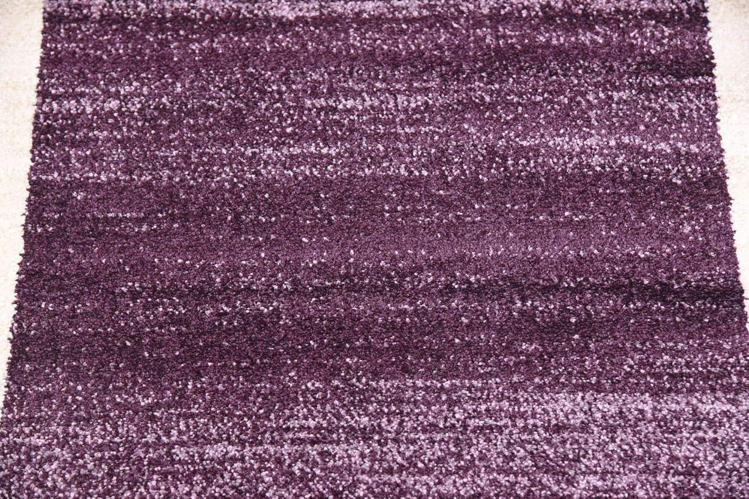 Unique Loom Del Mar Collection Area Rug - Maria (2' 2" x 3' 1" Rectangle Violet/Ivory)