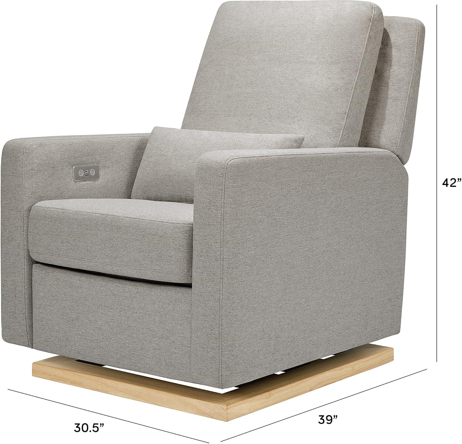 Sigi Electronic Recliner And Glider In Eco-Performance Fabric With USB Port | Water Repellent & Stain Resistant