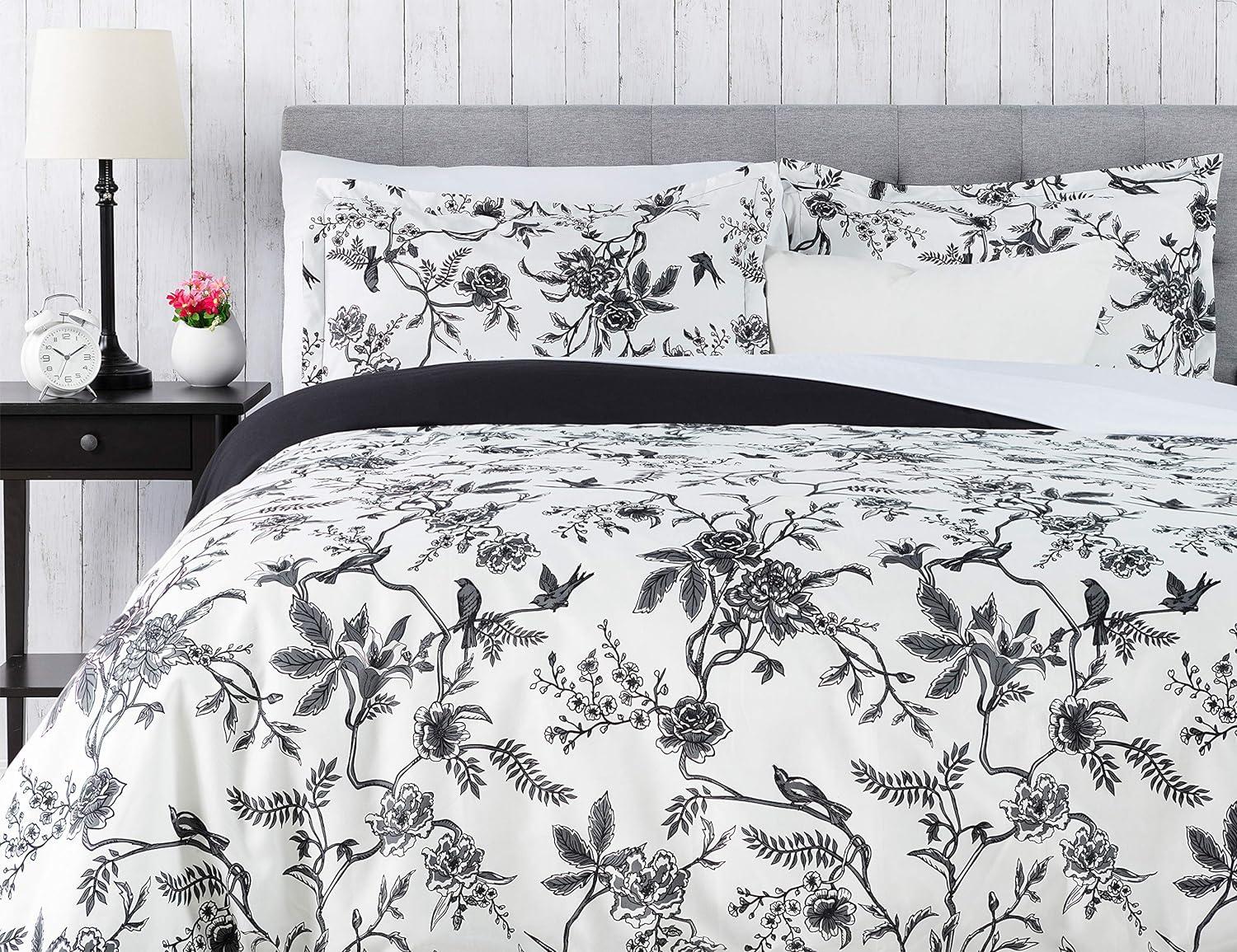 Chanasya French Toile Duvet Cover Set