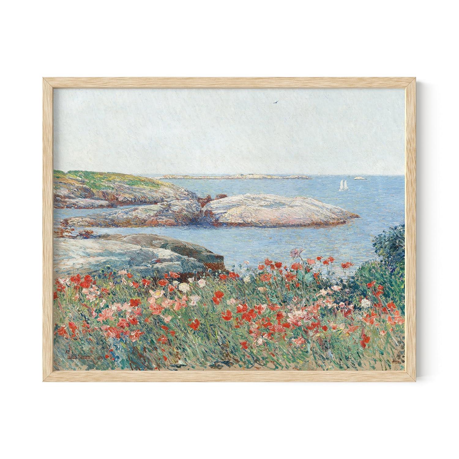 HAUS AND HUES Wildflower Wall Art Prints - Vintage Flower Wall Art and Paintings for Living Room, Floral Wall Art and Nature Pictures Wall Decor (8x10 Unframed)