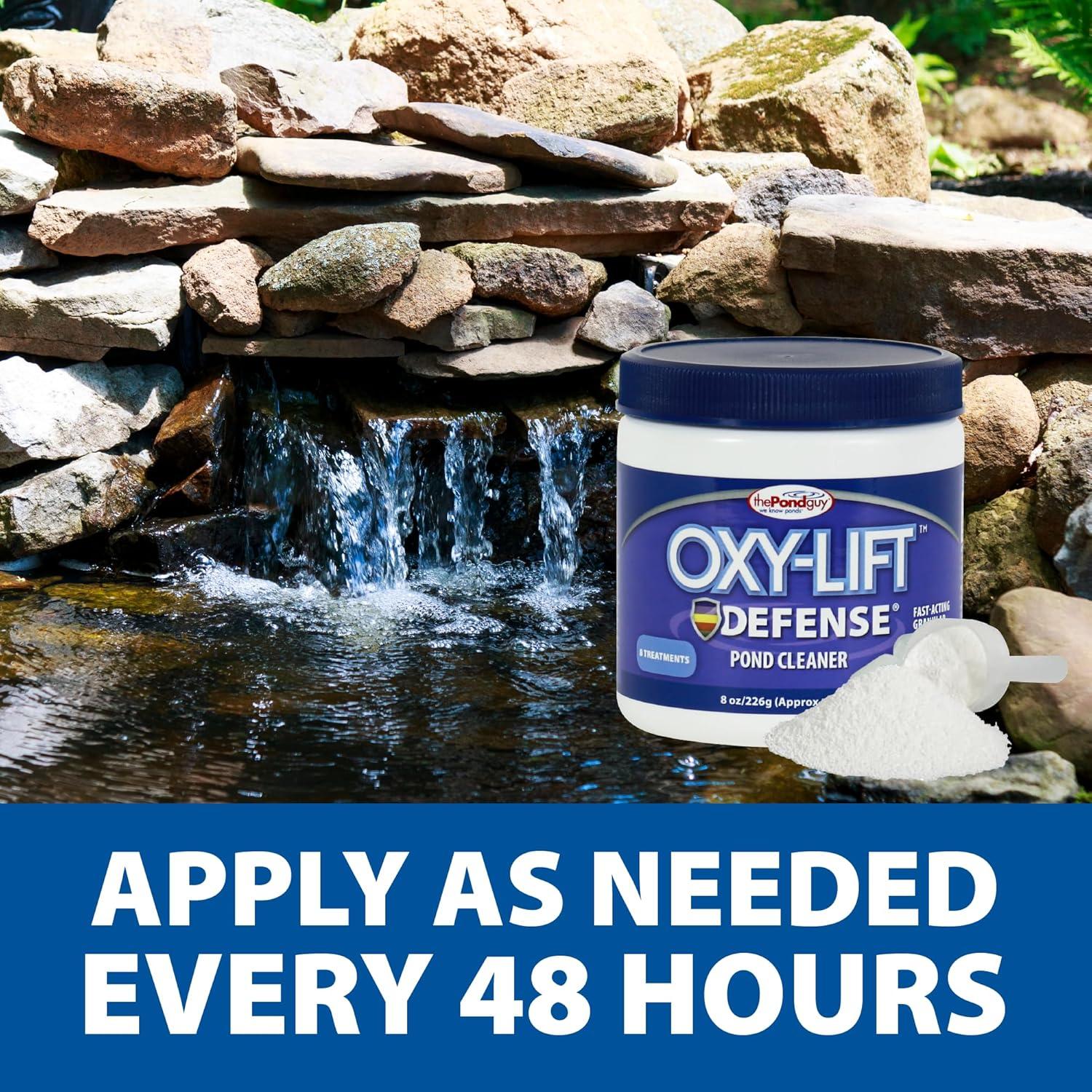 The Pond Guy Oxy-Lift Defense Powder Scum & Stain Treatment for Waterfalls, Rocks & Fountains, 2 Pound