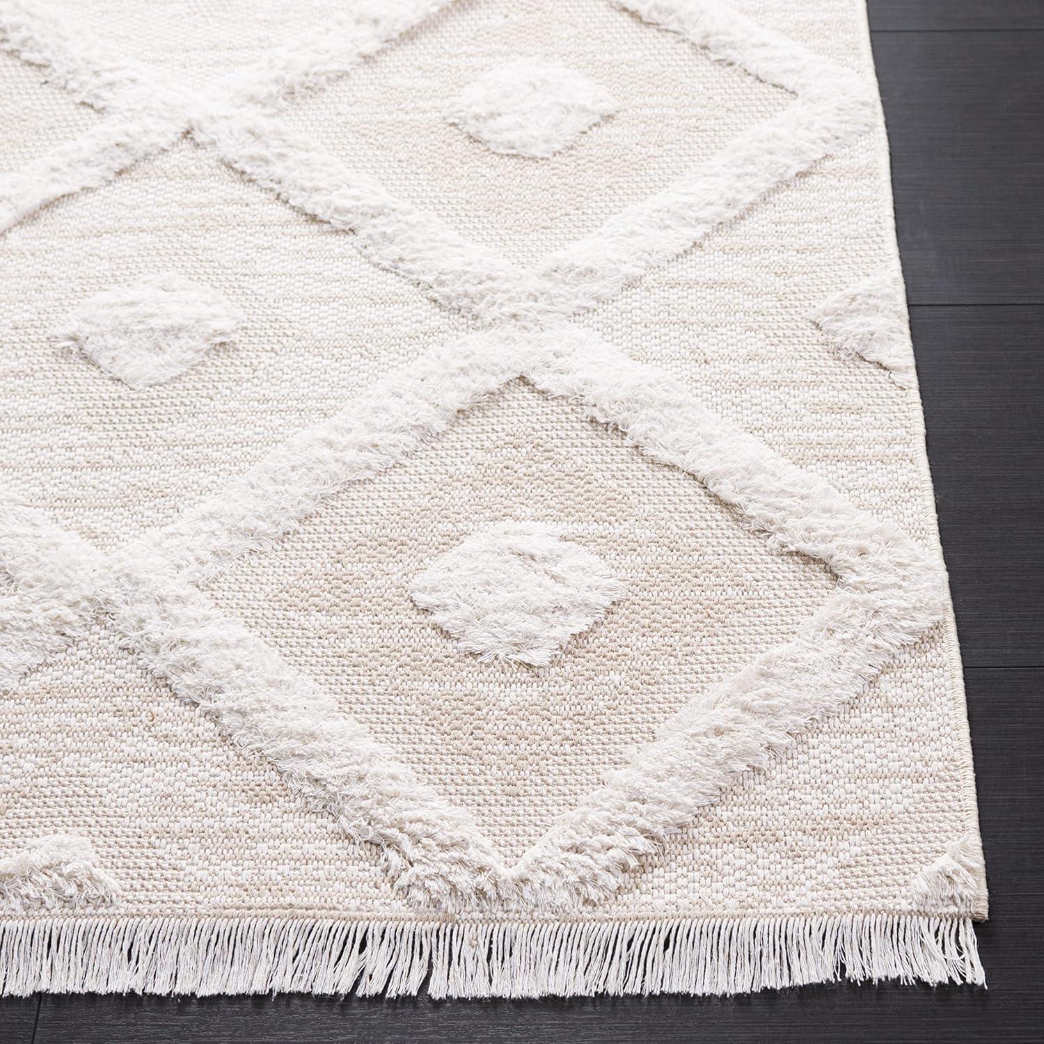Augustine AGT730 Machine Made Indoor Area Rug - Pink/Ivory - 4'x6' - Safavieh
